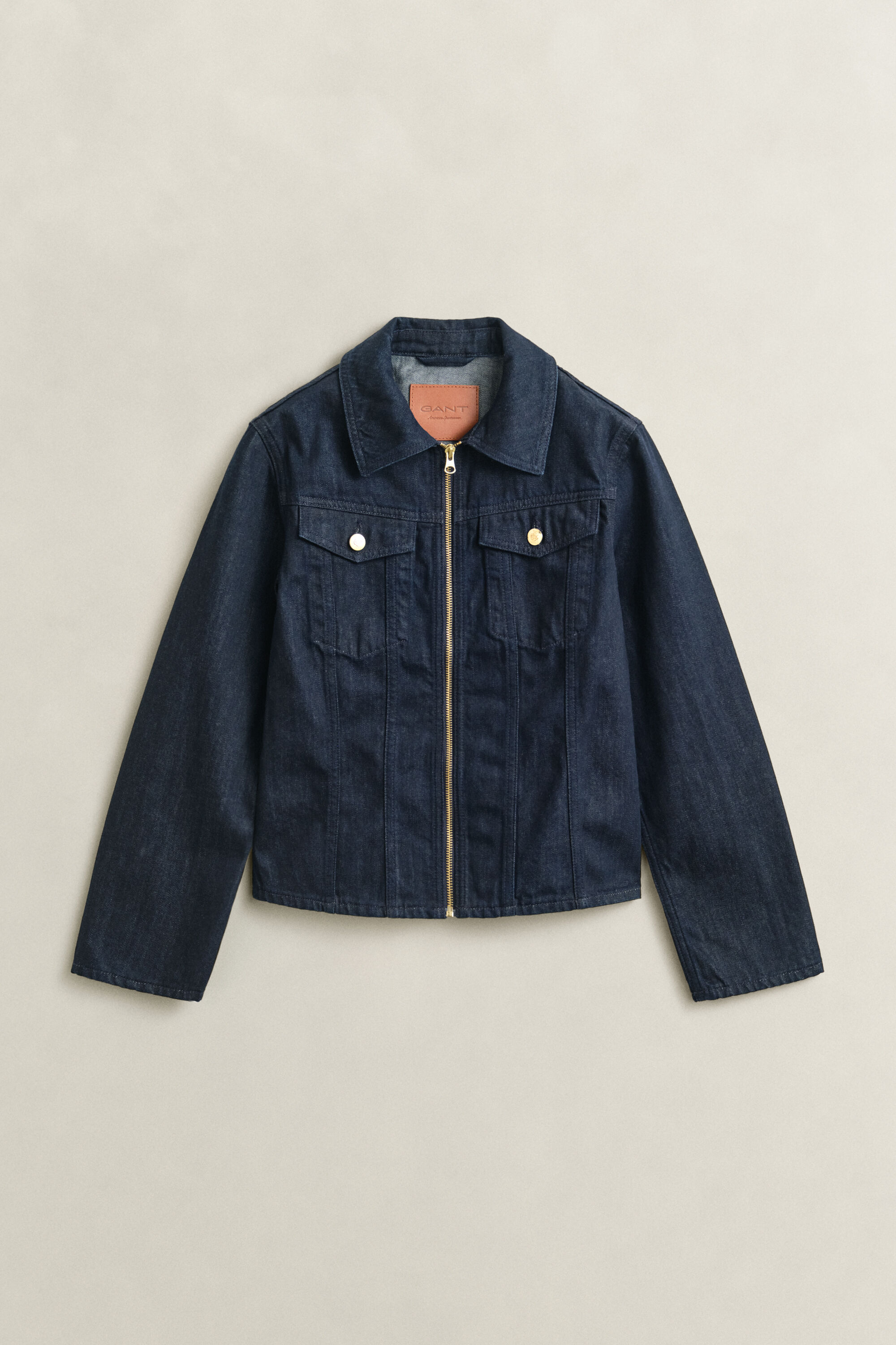 Taillierte Jeansjacke