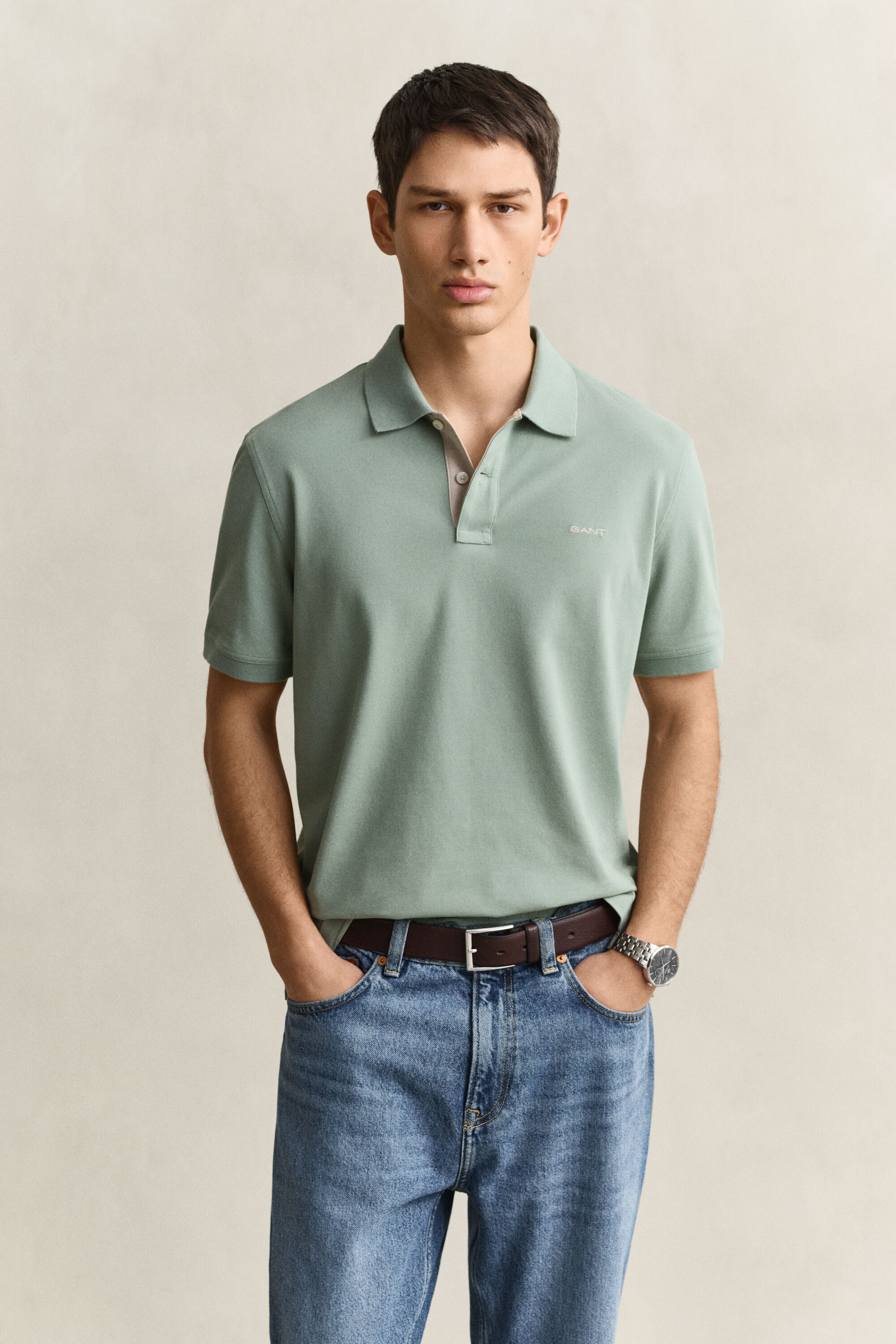 Kontrast Piqué Poloshirt