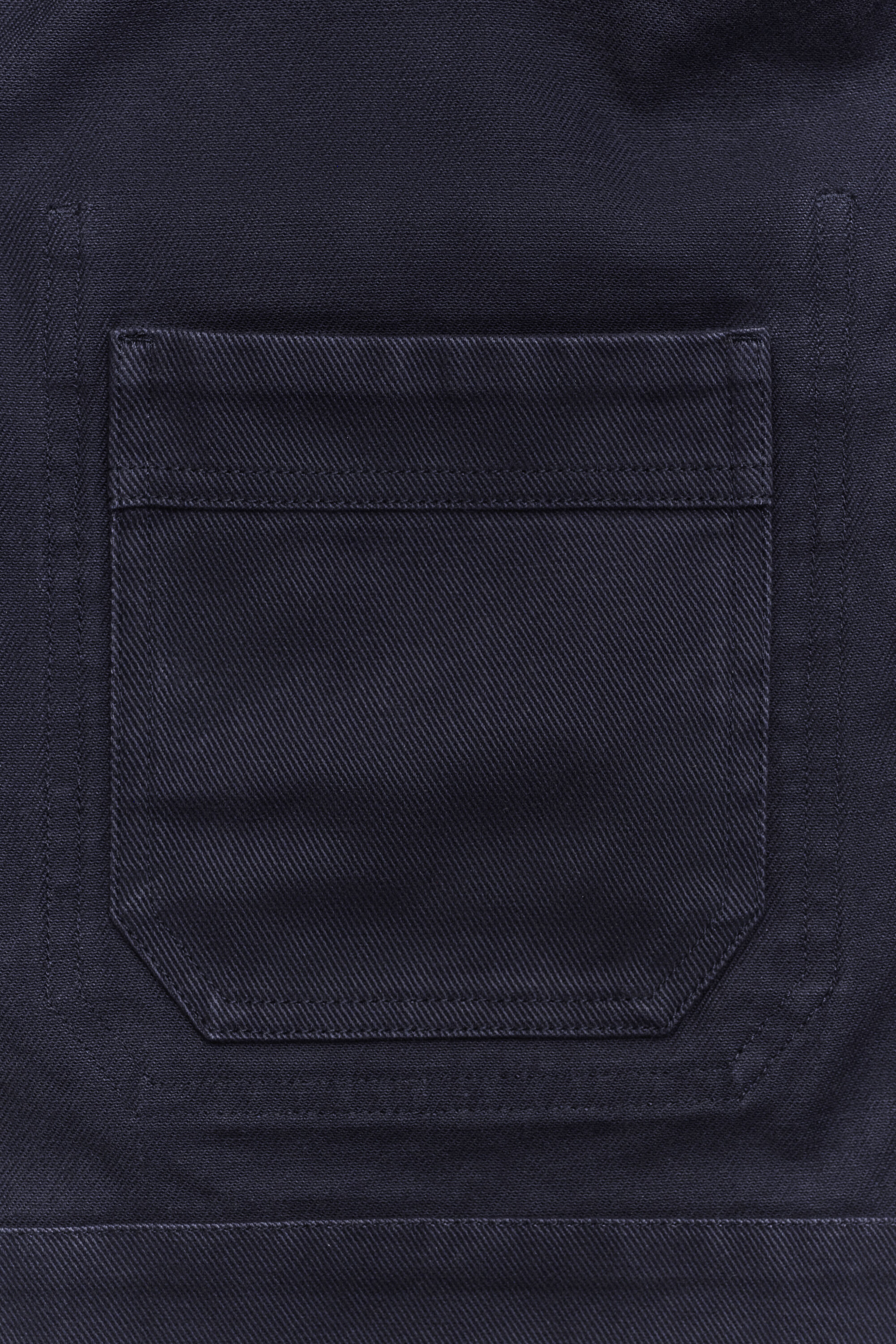 Hemdjacke aus gebürstetem Twill