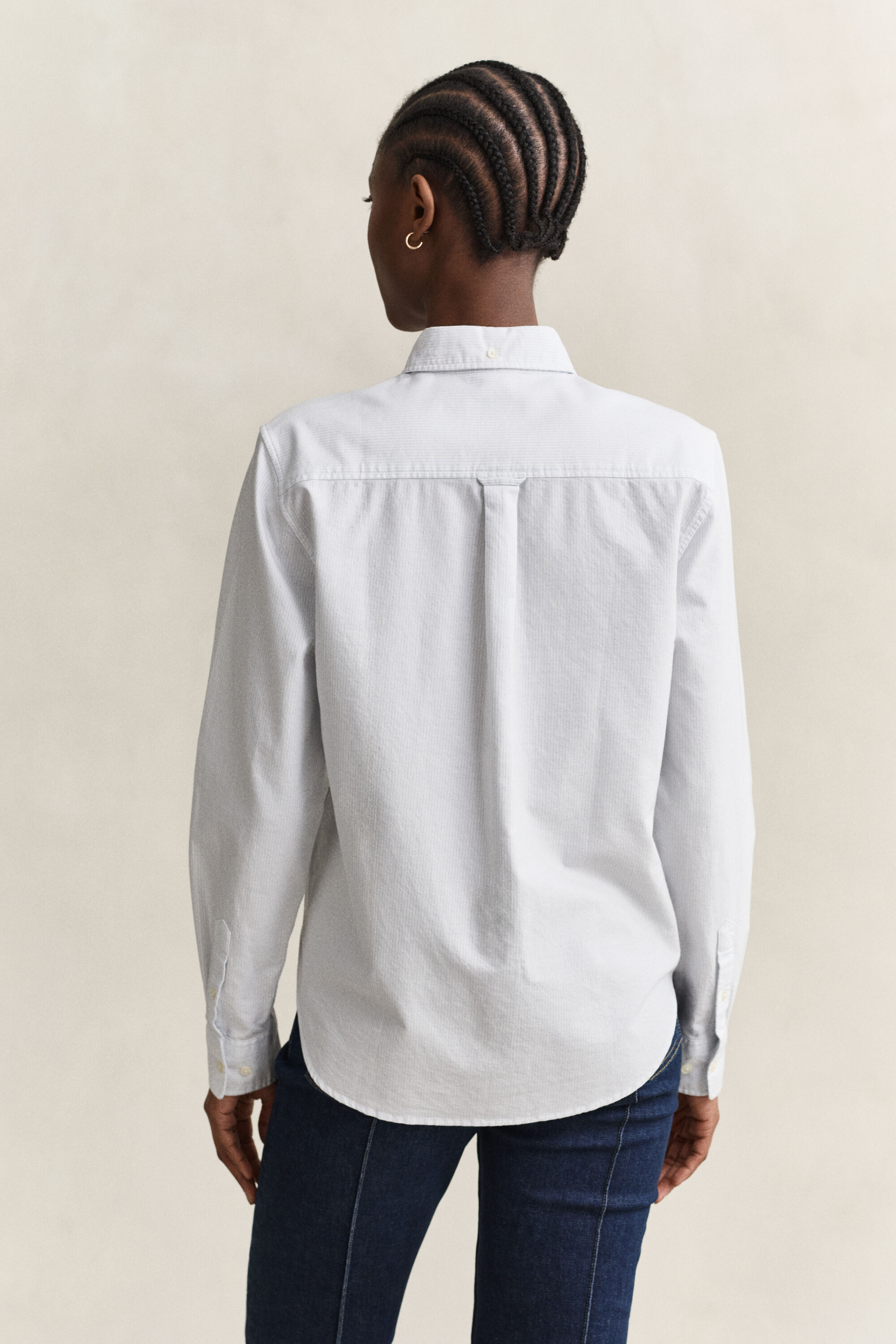 Classic Oxford-Bluse mit Streifen