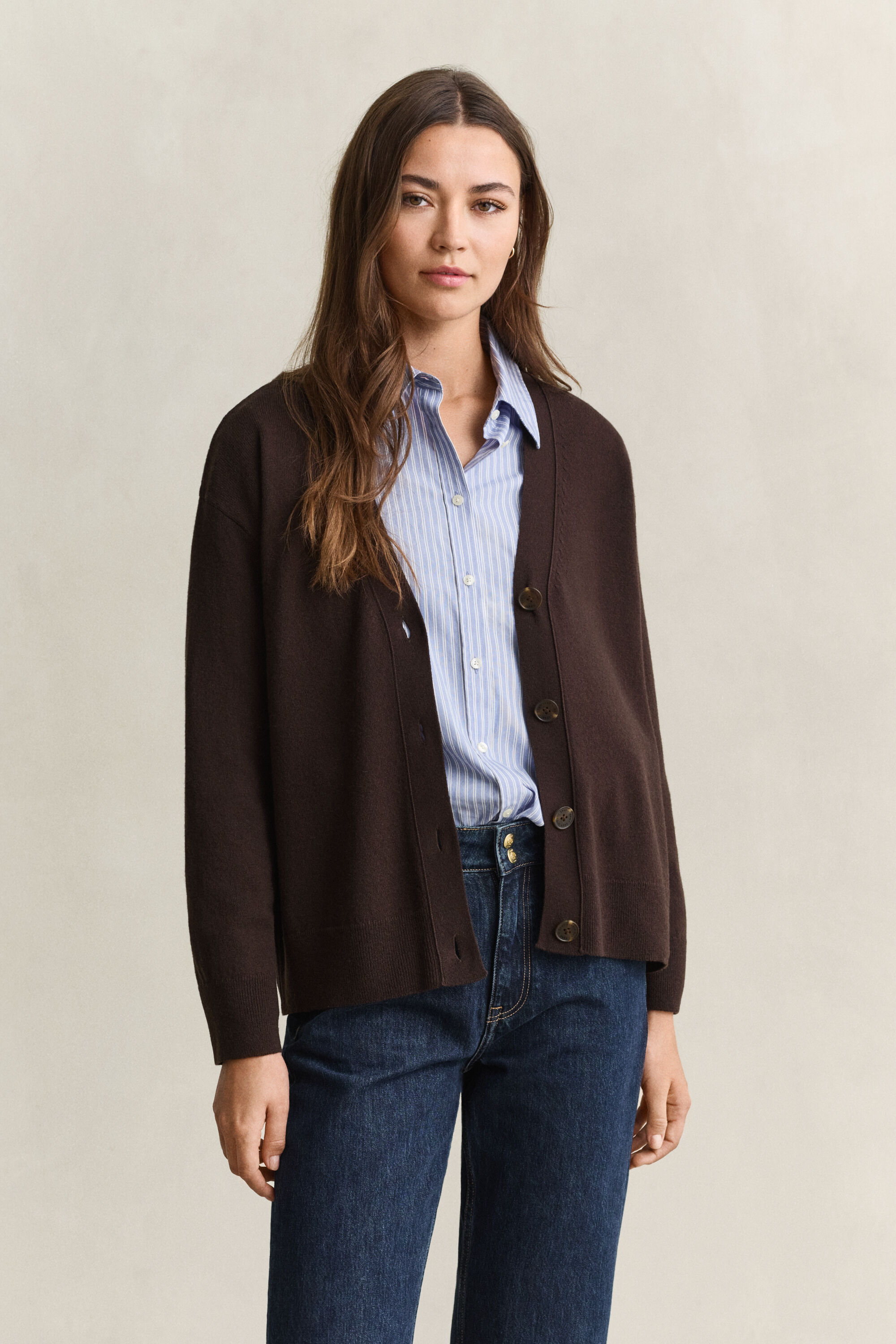 Superfine Lambswool Strickjacke