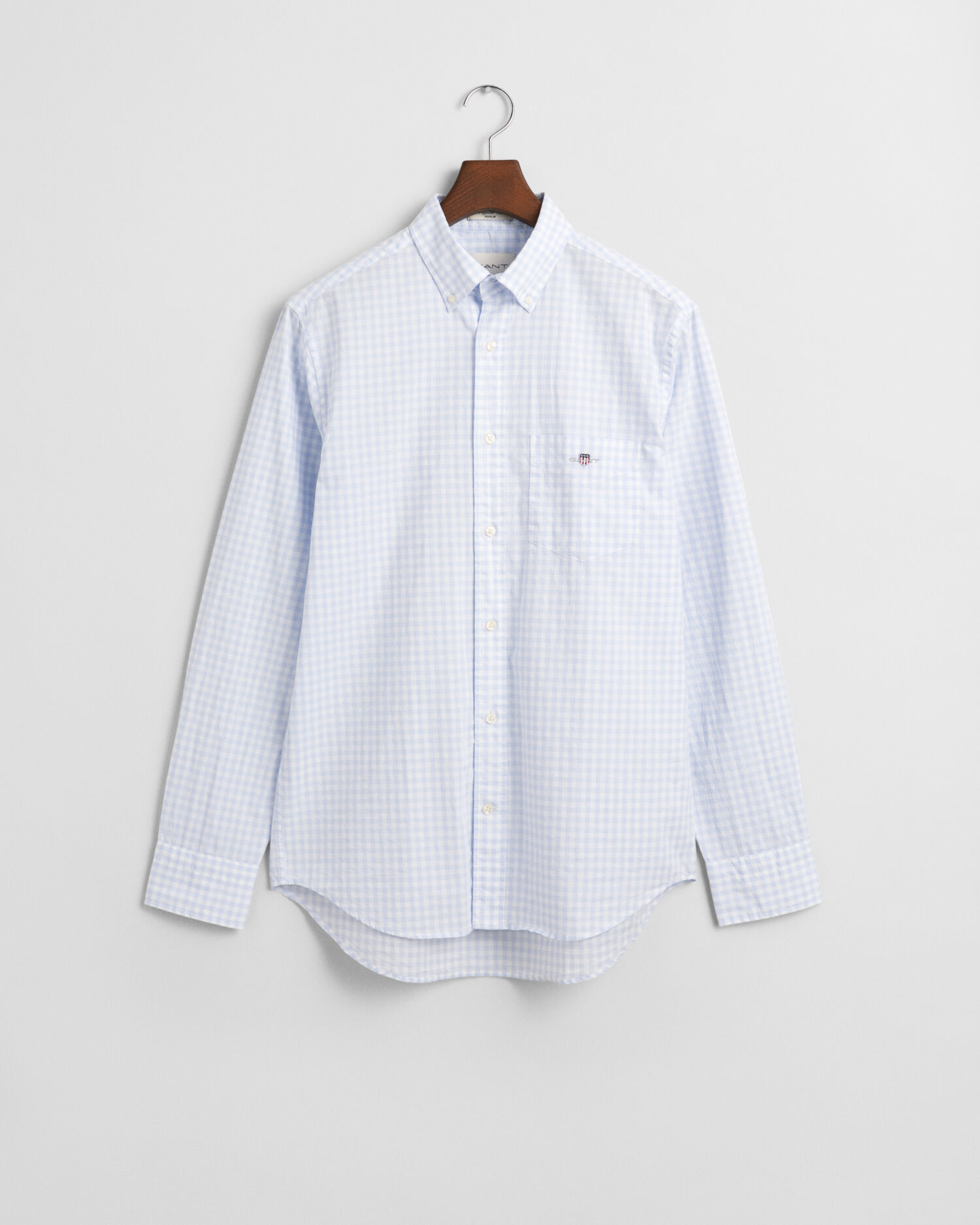 Regular Fit Classic Gingham Popeline Hemd