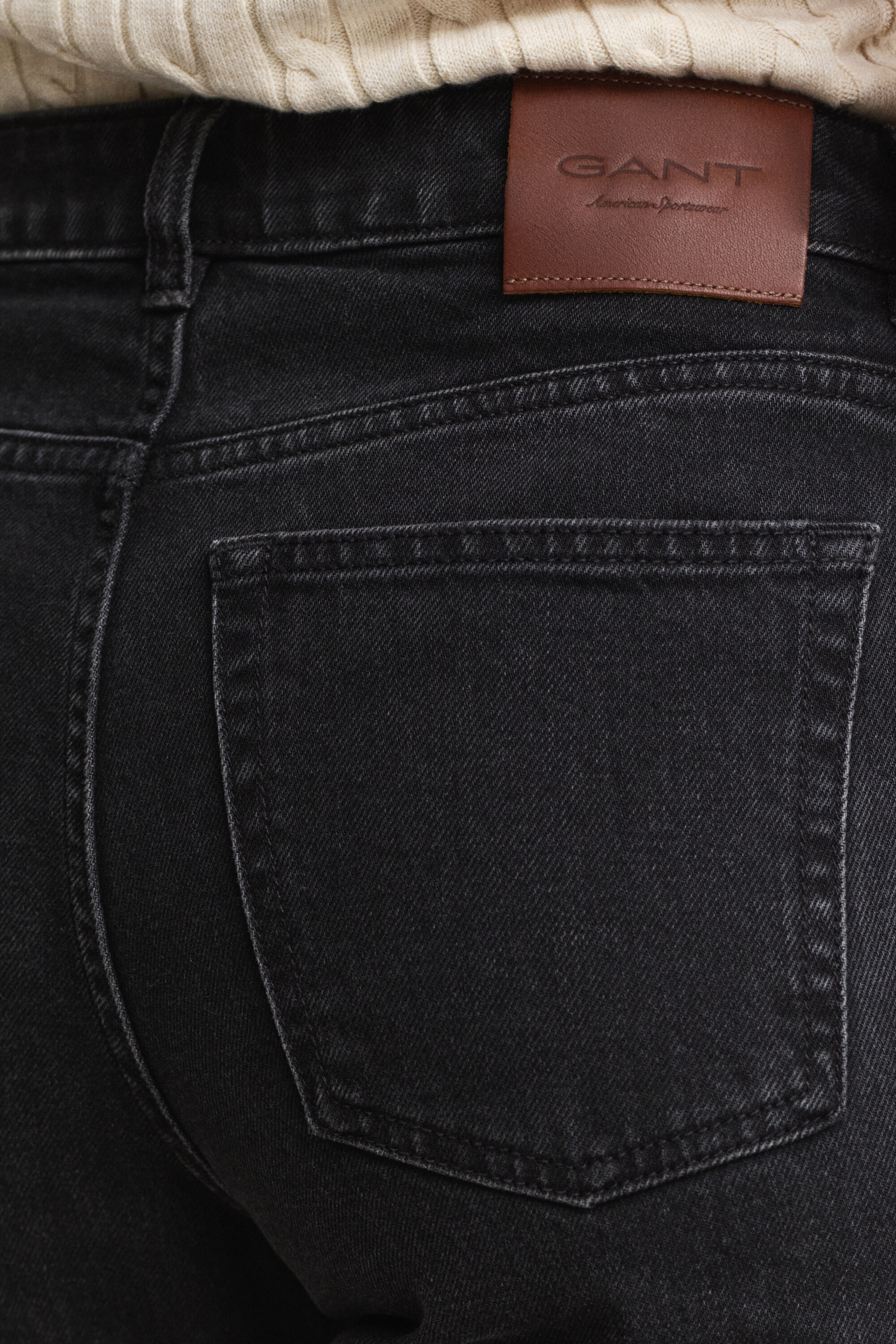 Stretch-Jeans mit geradem Bein