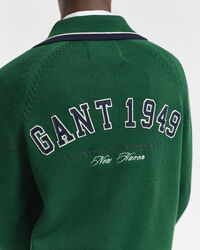 GANT 1949 Graphic Strickjacke mit Rei&szlig;verschluss
