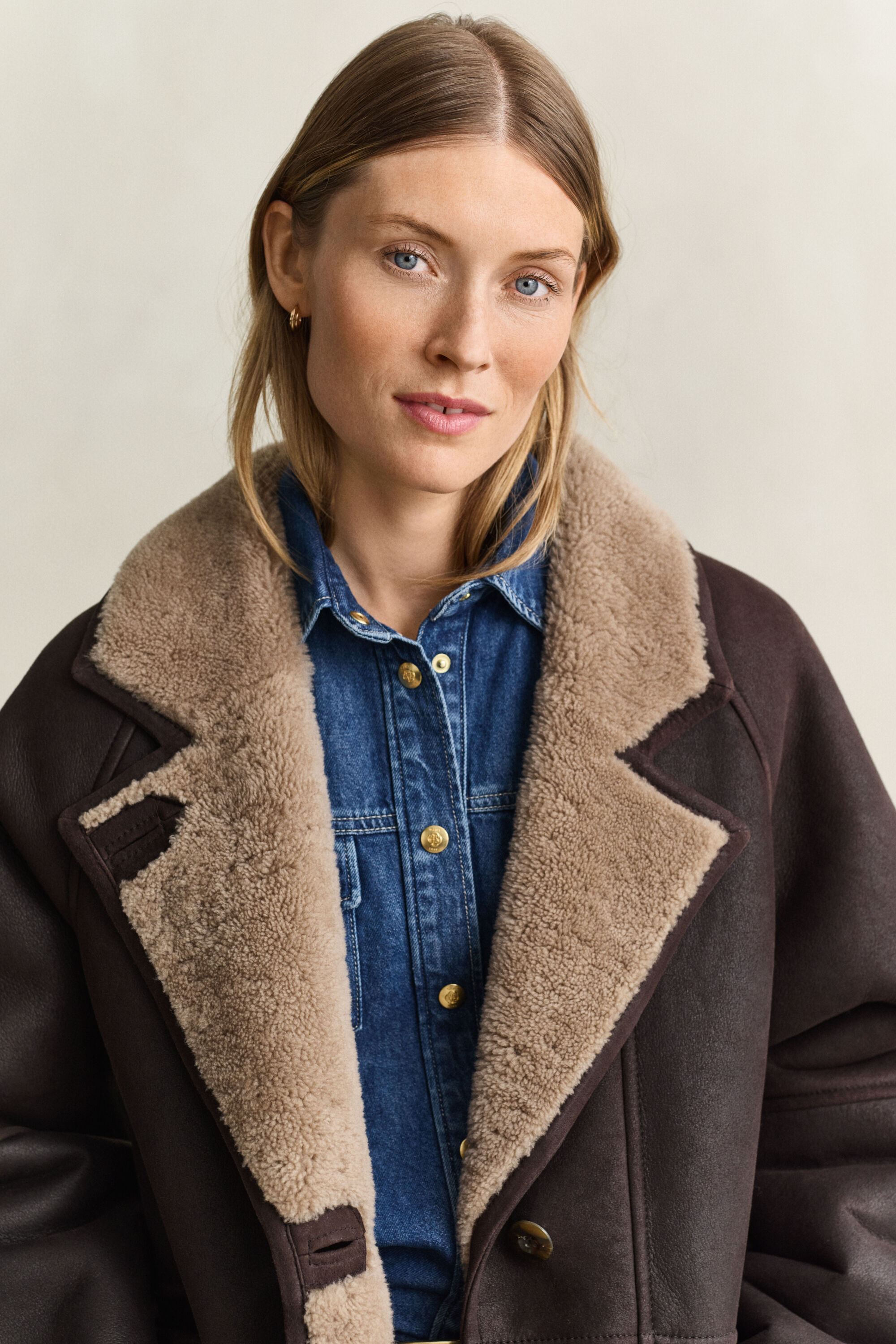 Shearling-Jacke