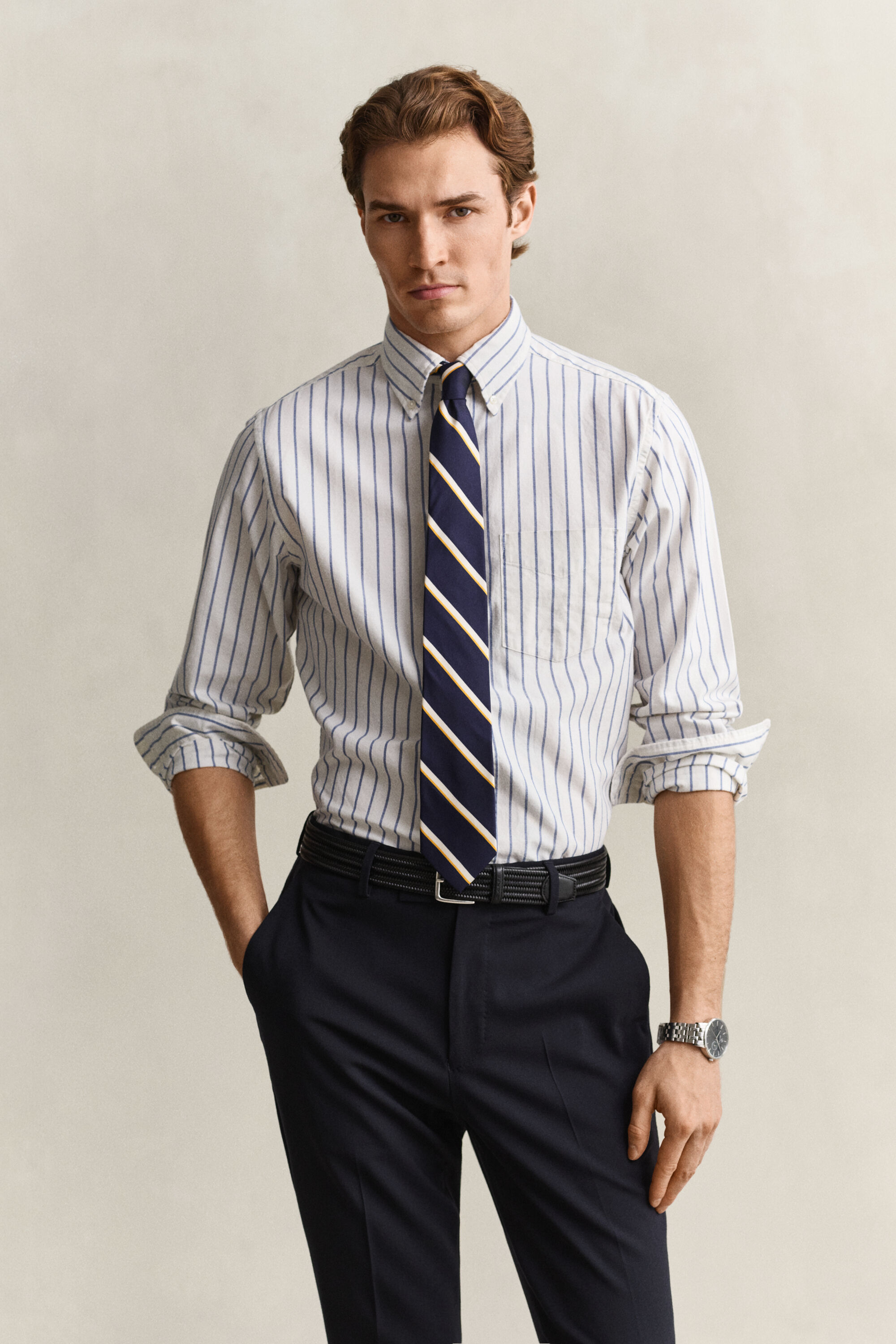 Classic Oxford-Hemd mit Streifen
