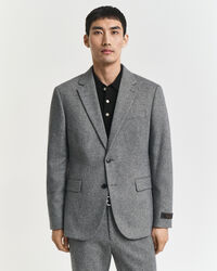 Slim Fit Herringbone Flanell Anzugsakko