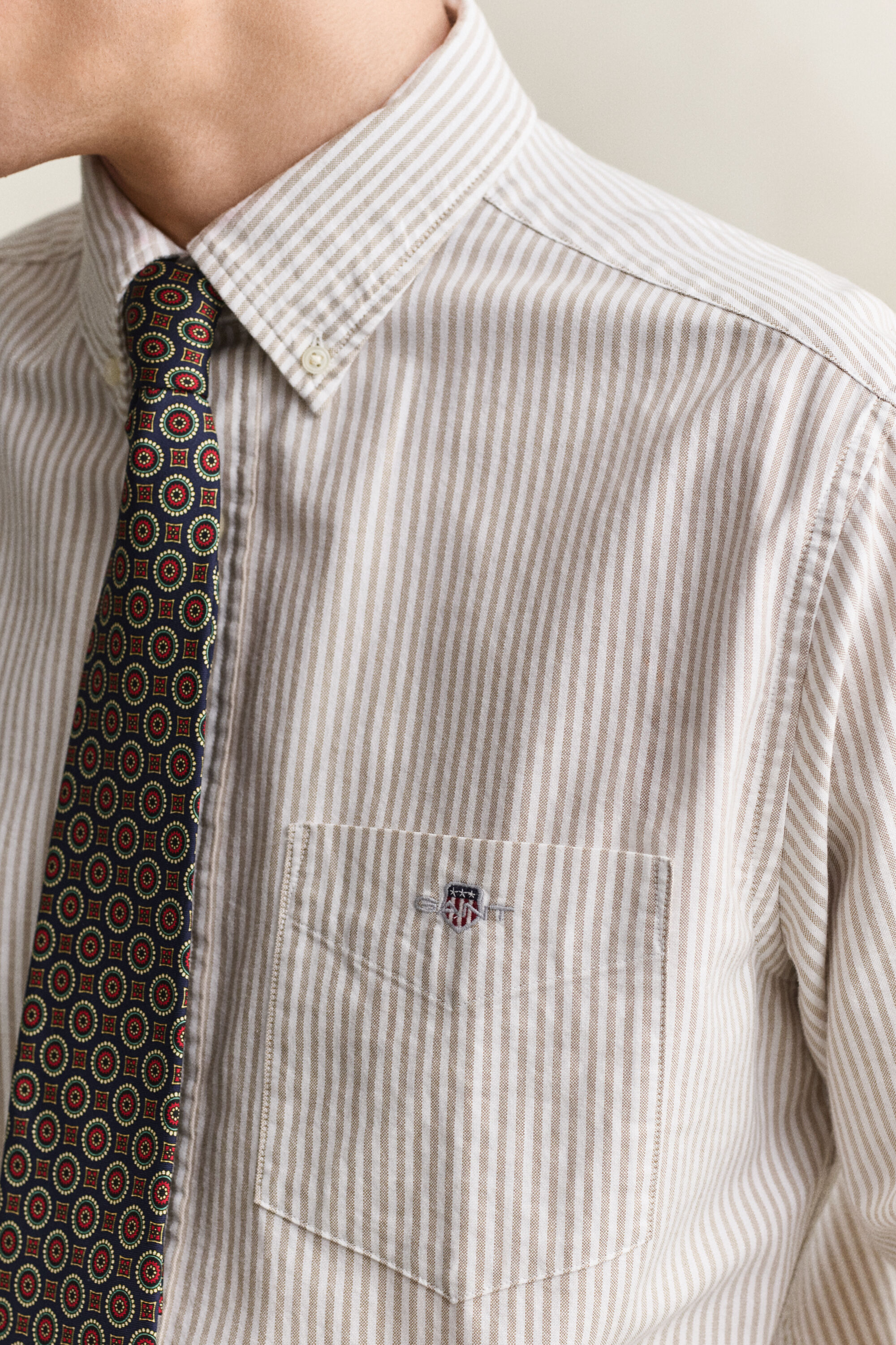 Banker Stripe Classic Oxford-Hemd