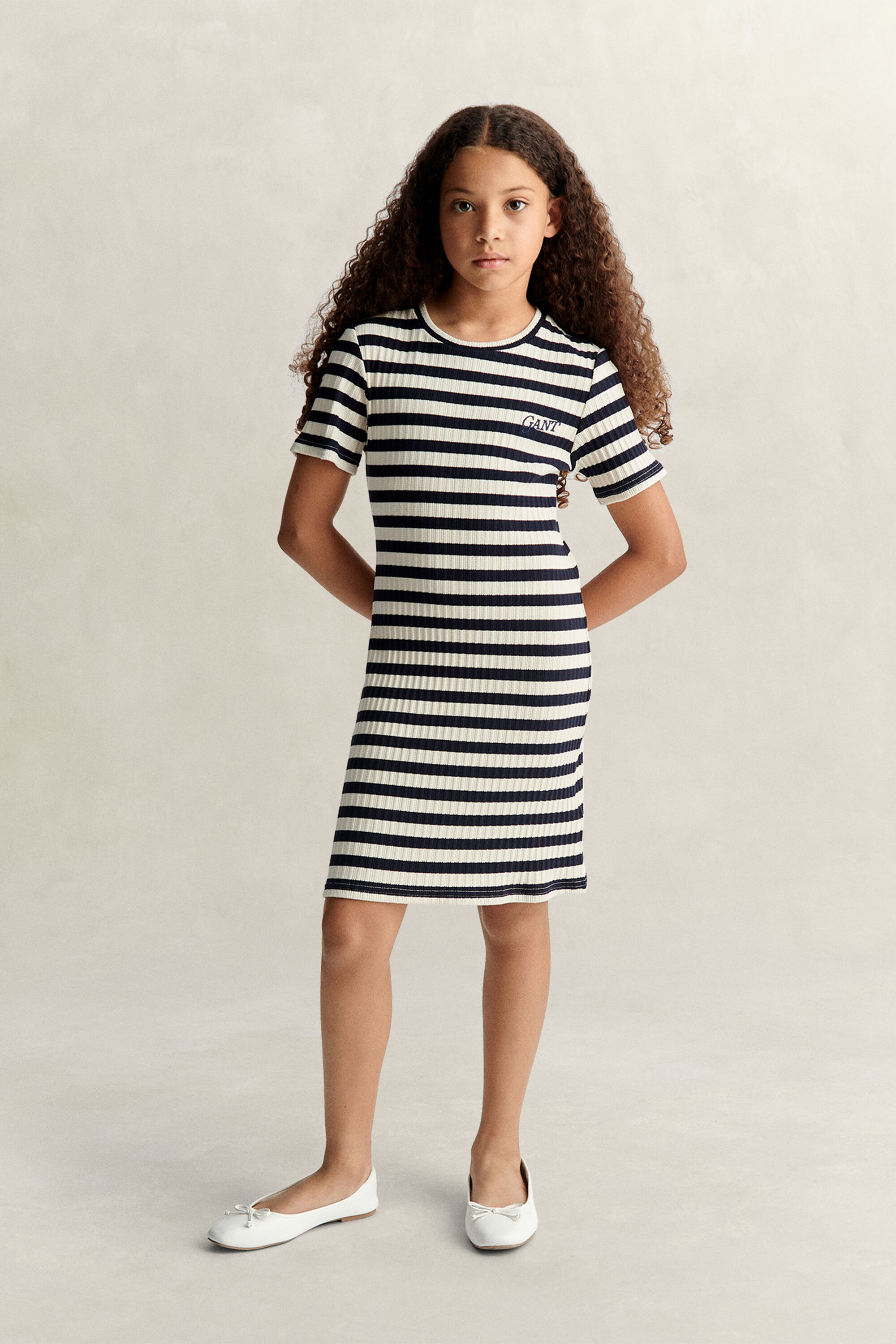 Teen Girls Kleid mit Streifen