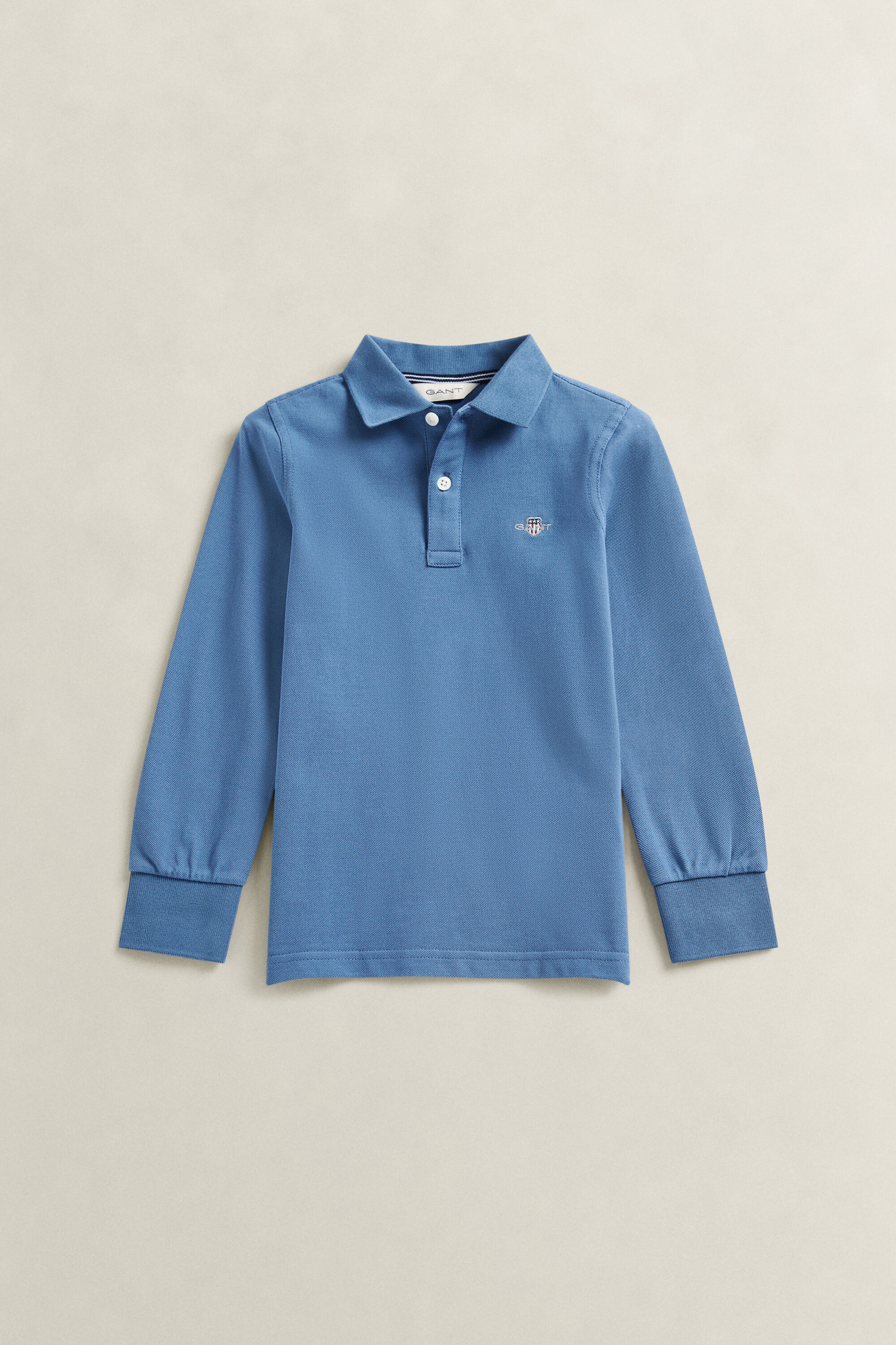Boys Shield Langarm-Poloshirt