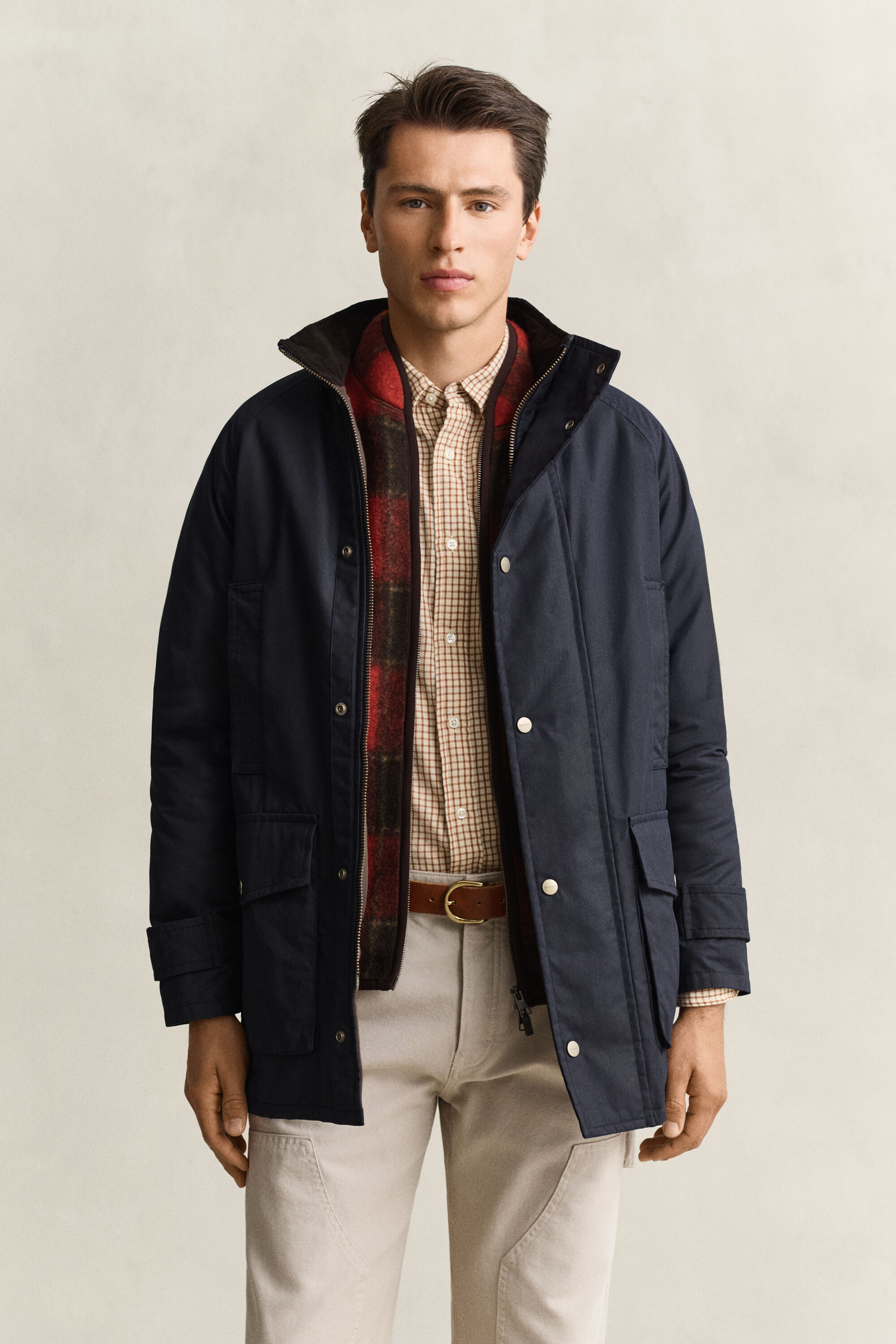 Gewachste Double Decker Jacke