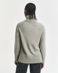Weicher Rollkragenpullover aus Wolle mit Kaschmiranteil