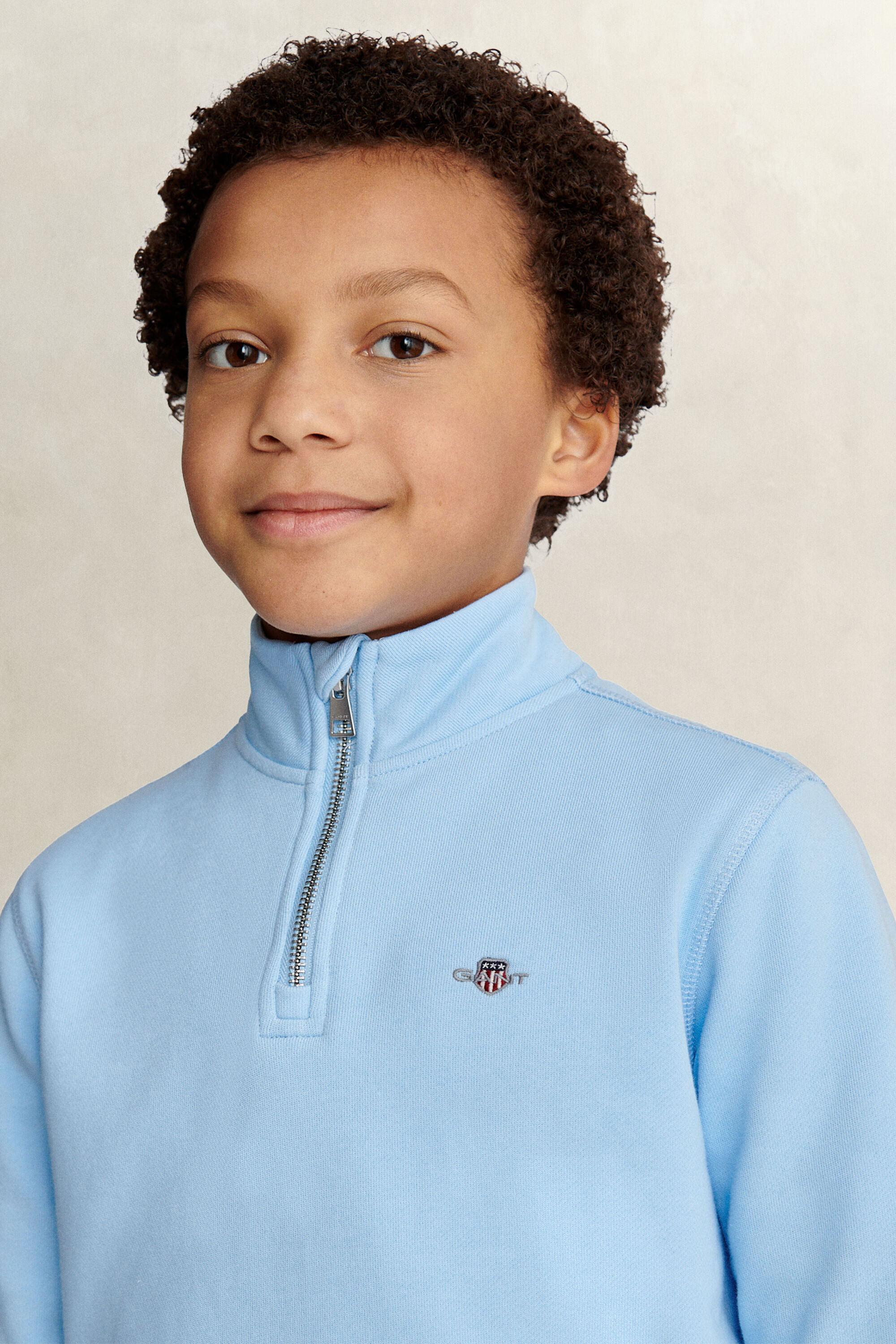 Teen Boys Sweatshirt mit Reißverschlusskragen