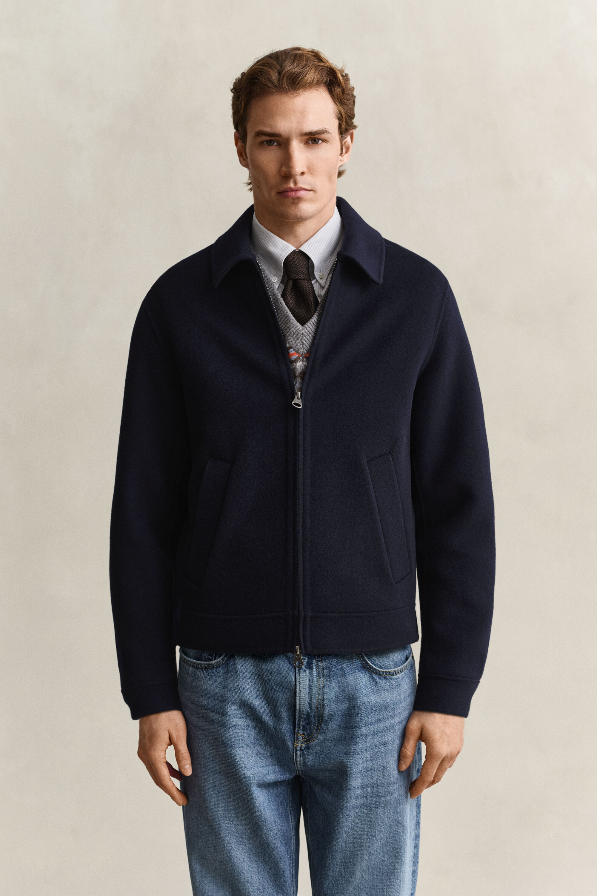 Handgenähte Jacke