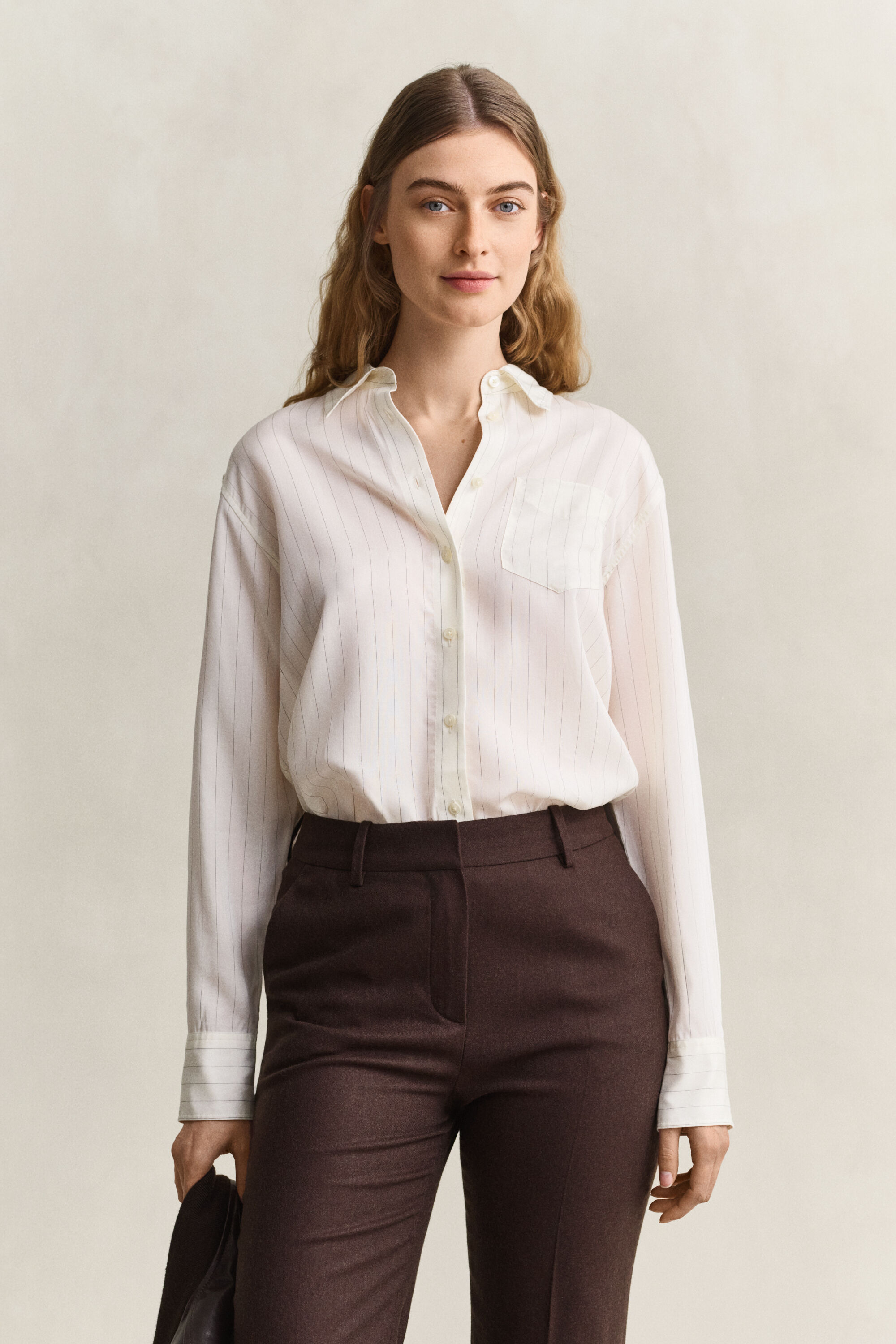 Bluse mit Faltendetail am Rücken