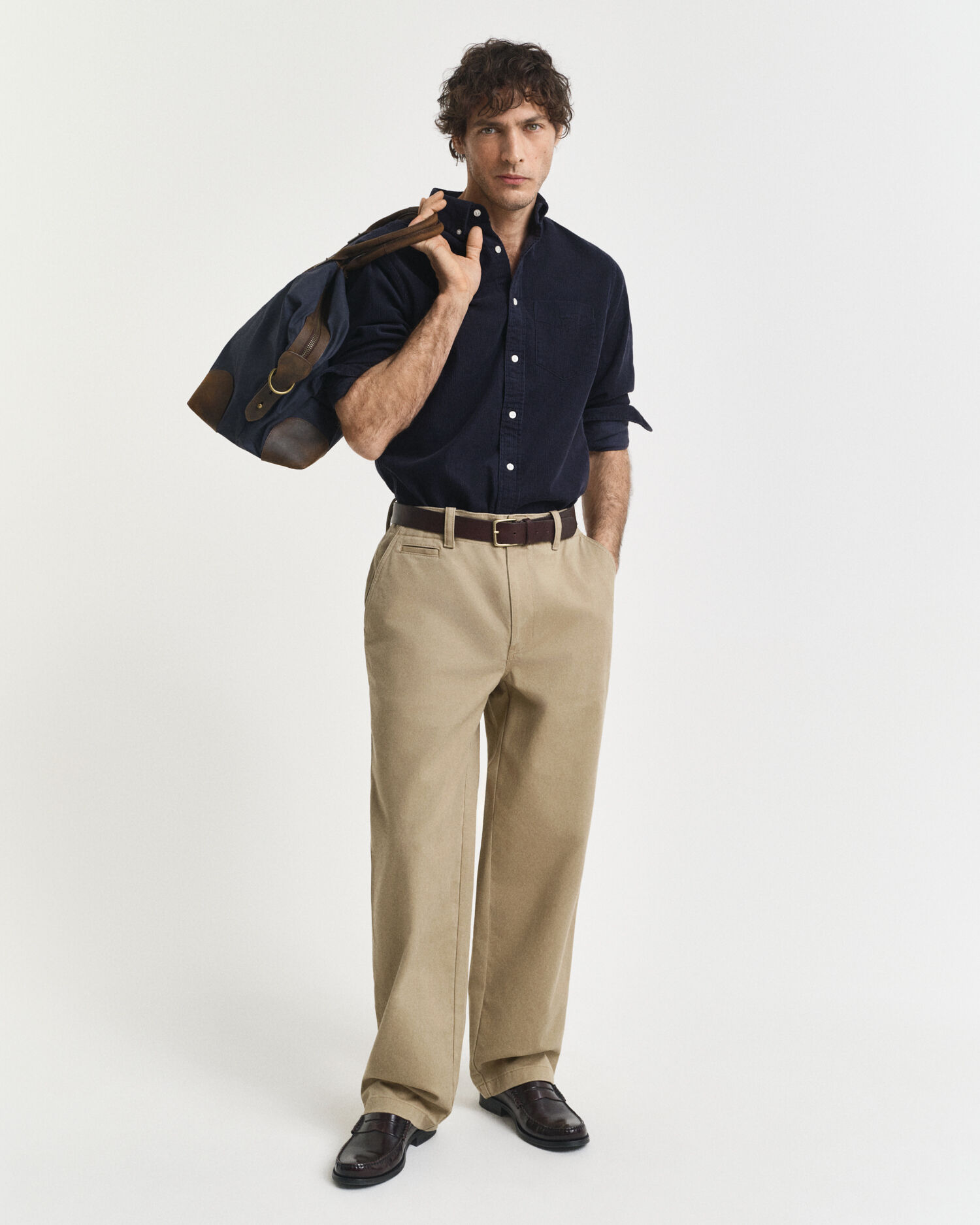 Regular Fit Cordhemd