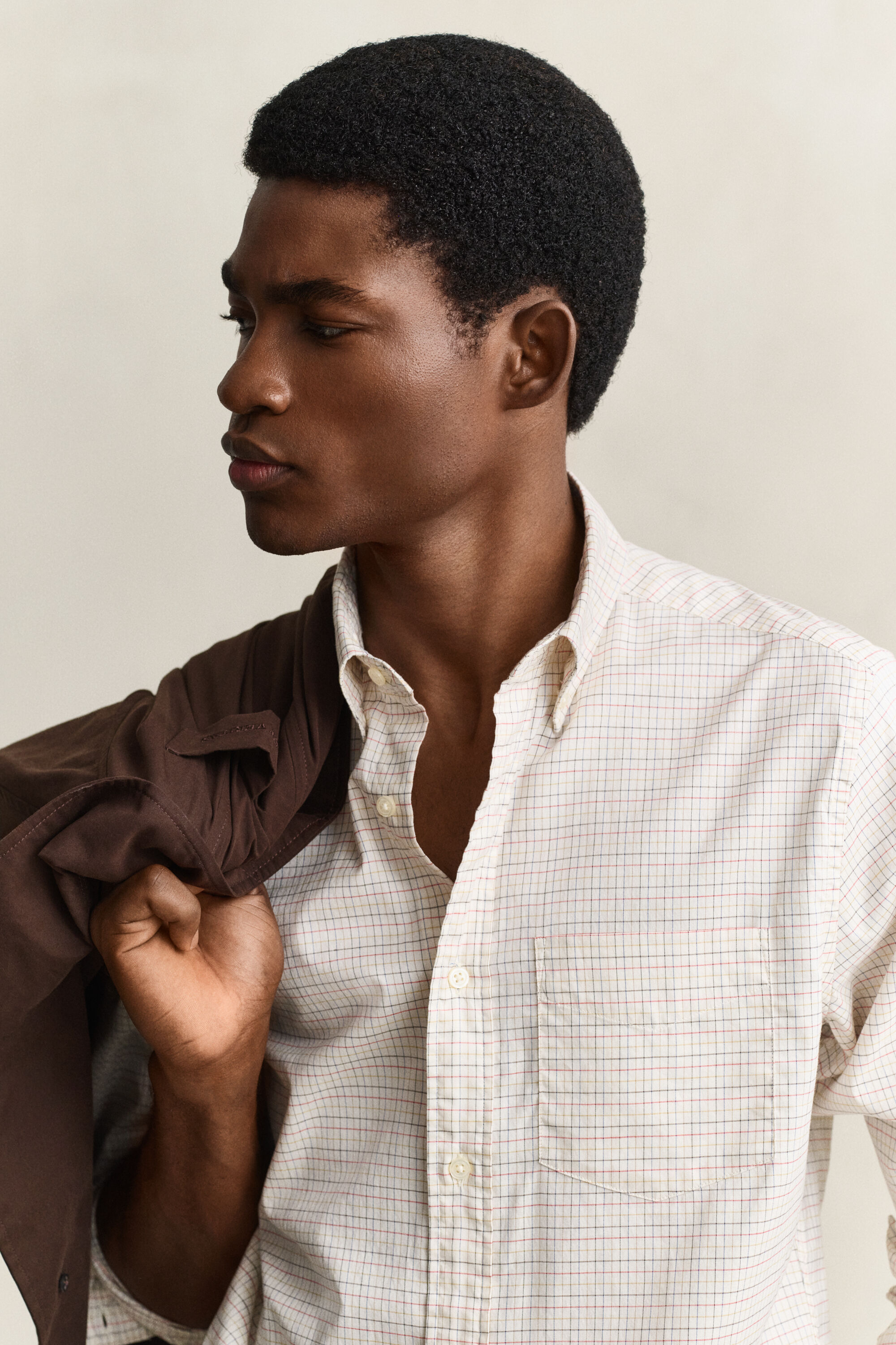 Kariertes Gant x Yale Oxford-Hemd