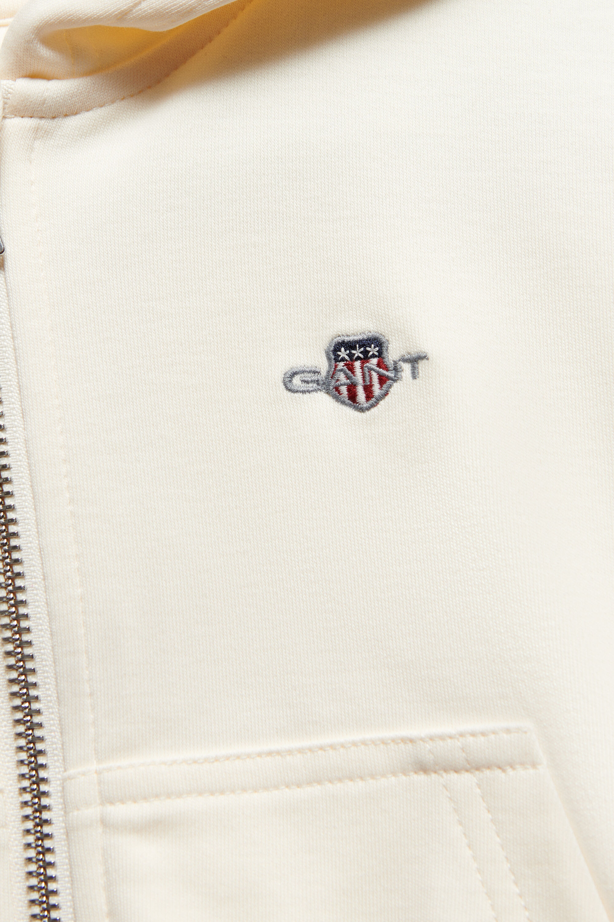 Girls Verkürzte Shield Sweatjacke