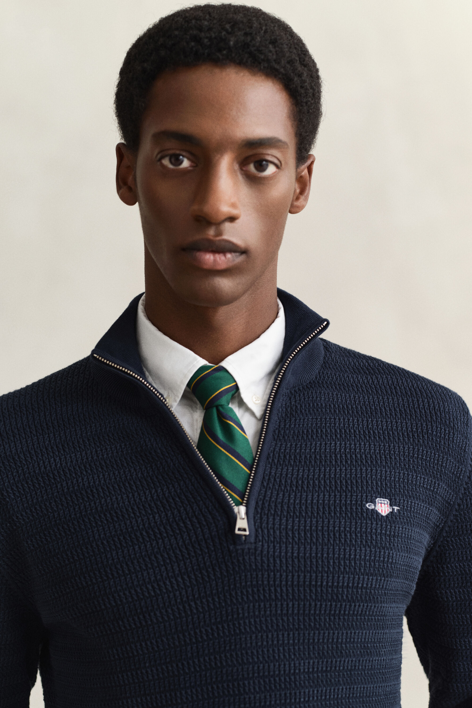 Troyer mit Mini-Zopfstrickmuster