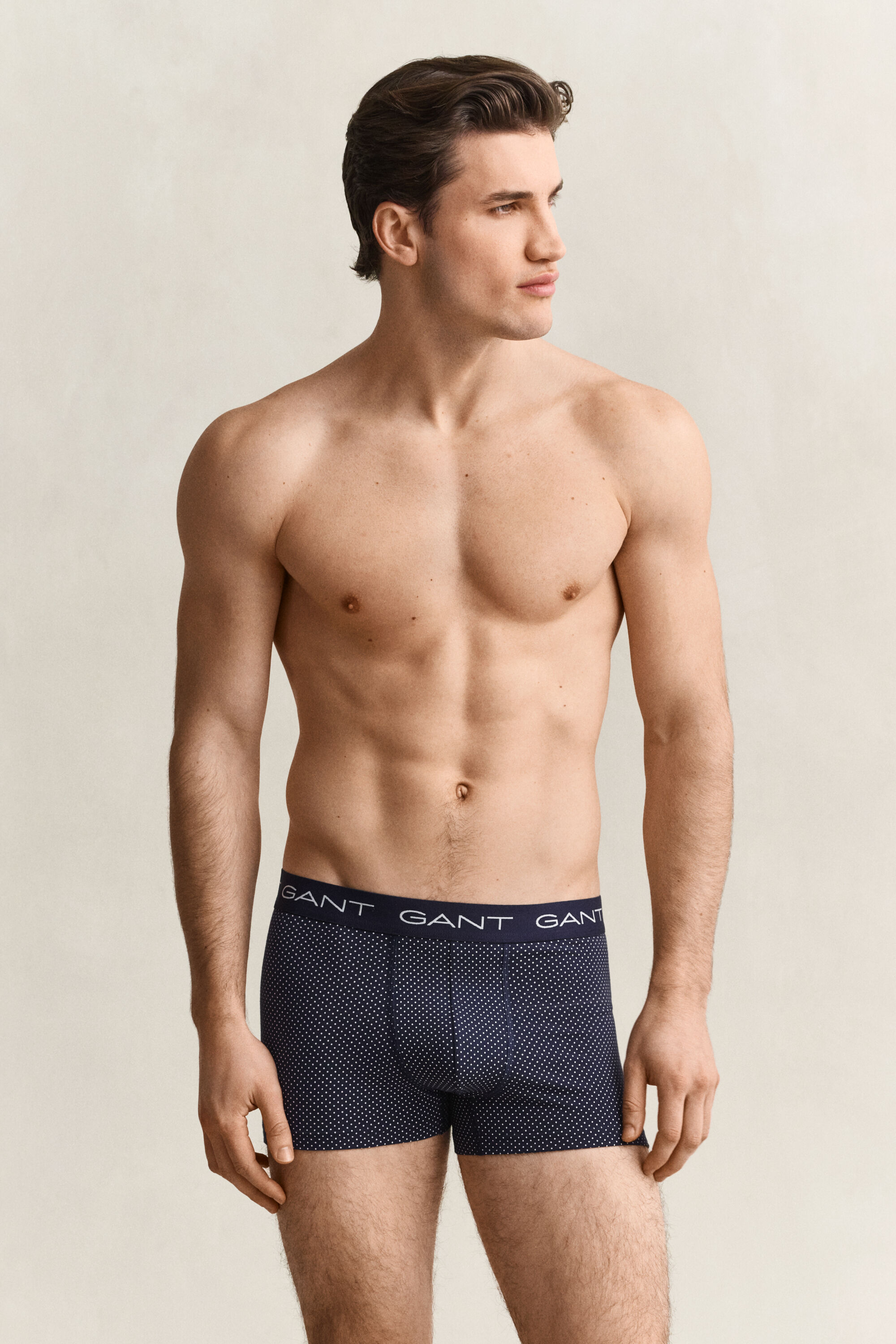 3er-Pack Boxershorts mit Punktmuster