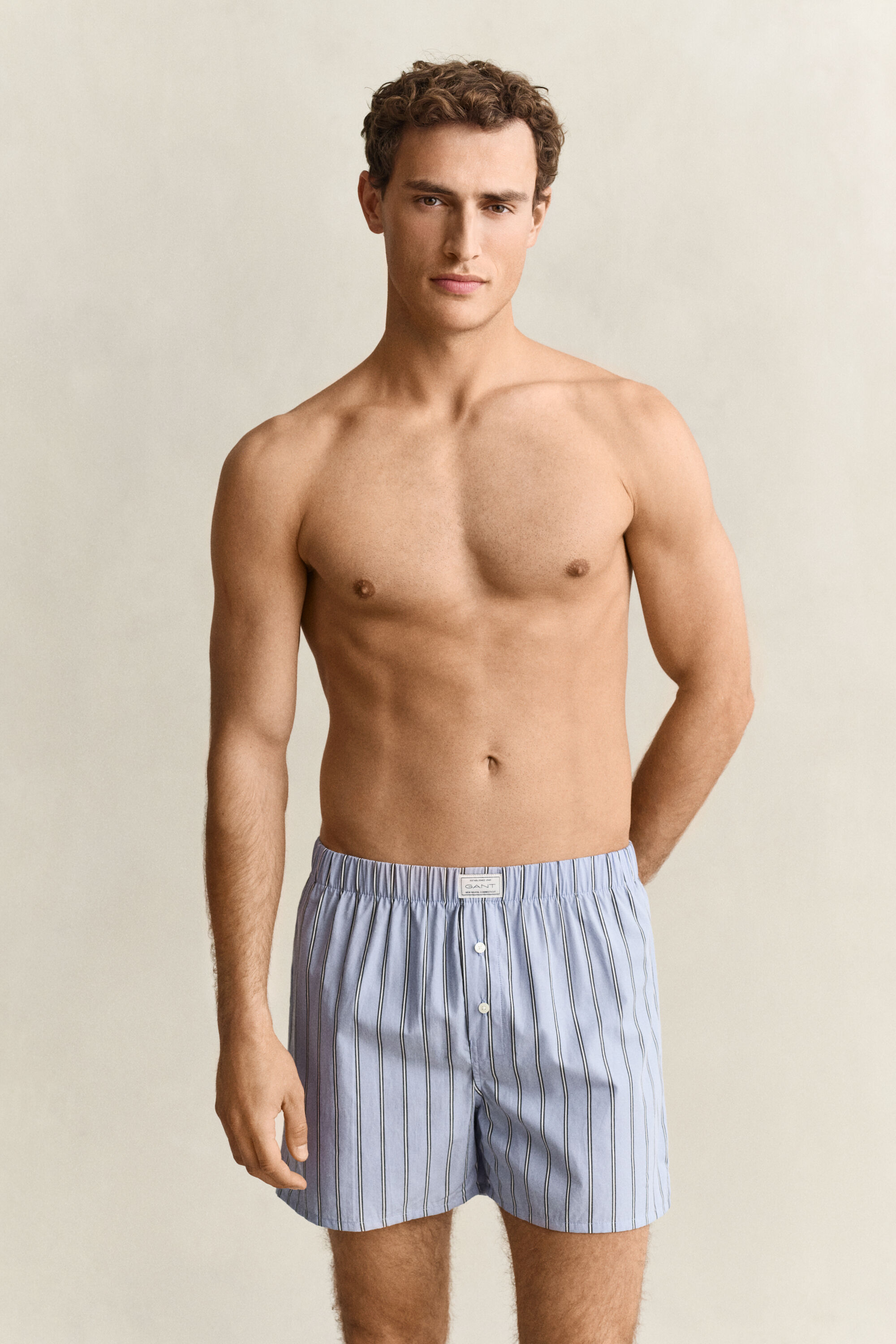 Zweierpack Boxershorts mit Streifen