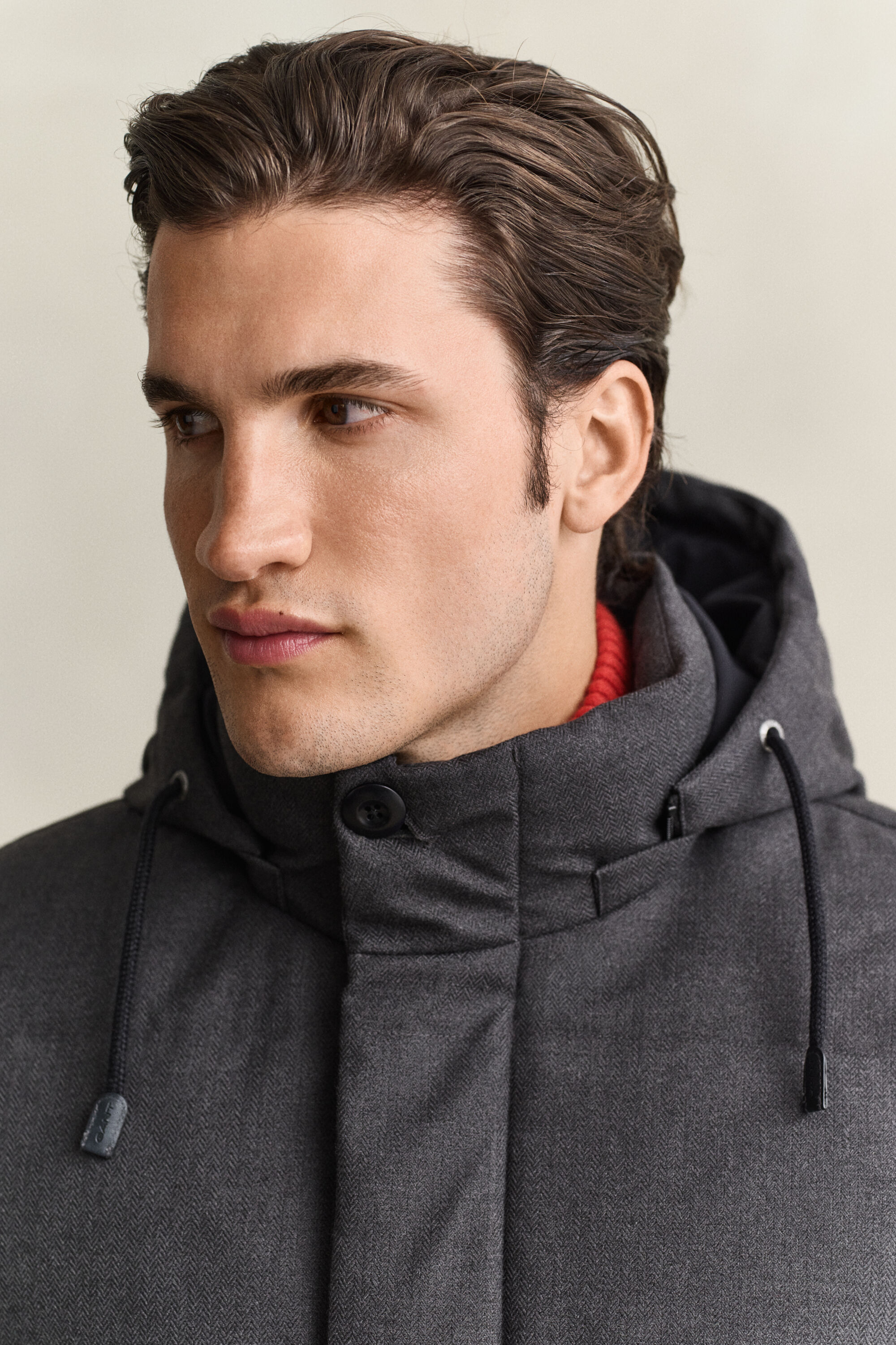 Flanelldaunenjacke