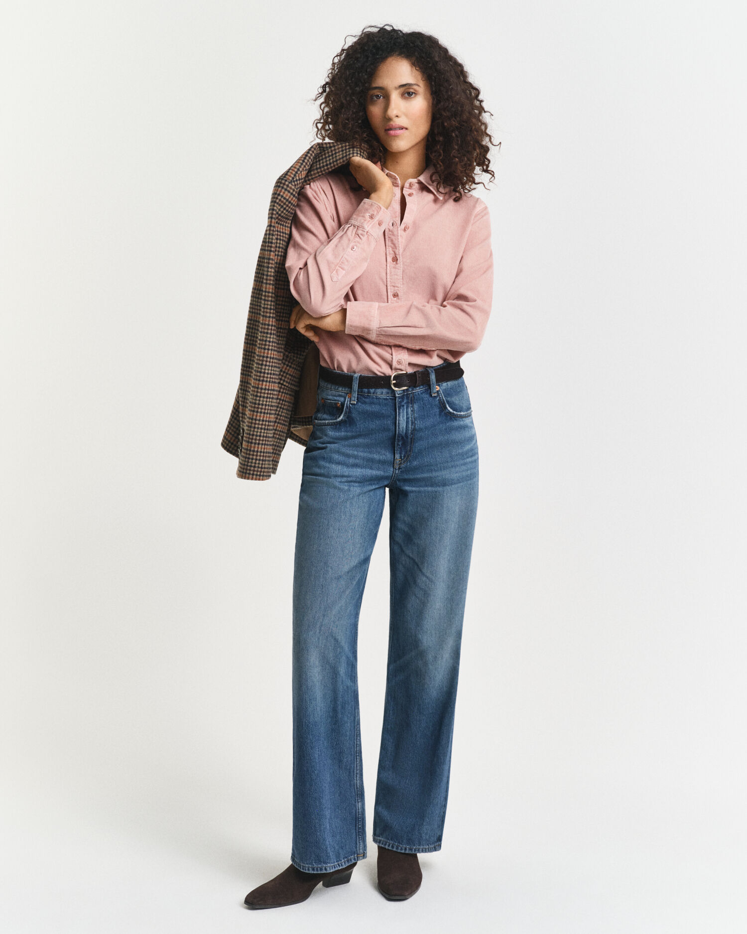 Regular Fit Cordbluse