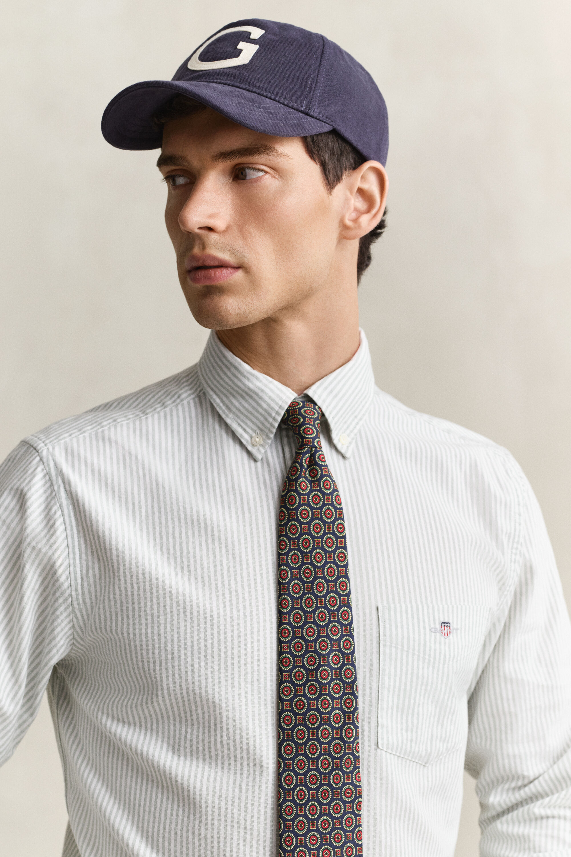 Banker Stripe Classic Oxford-Hemd