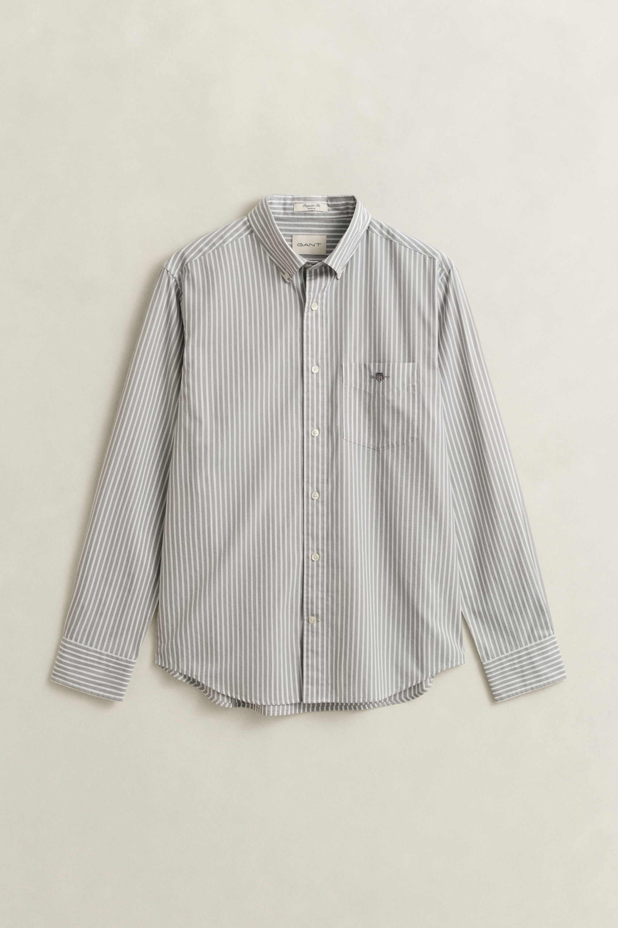 Classic Popeline-Hemd mit Streifen