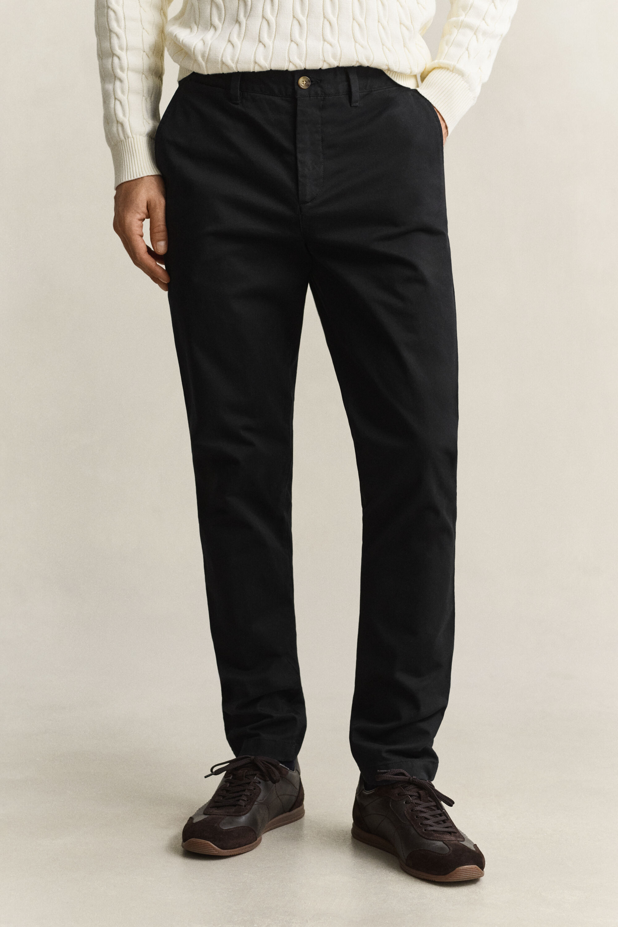 Classic Slim Fit Chinohose