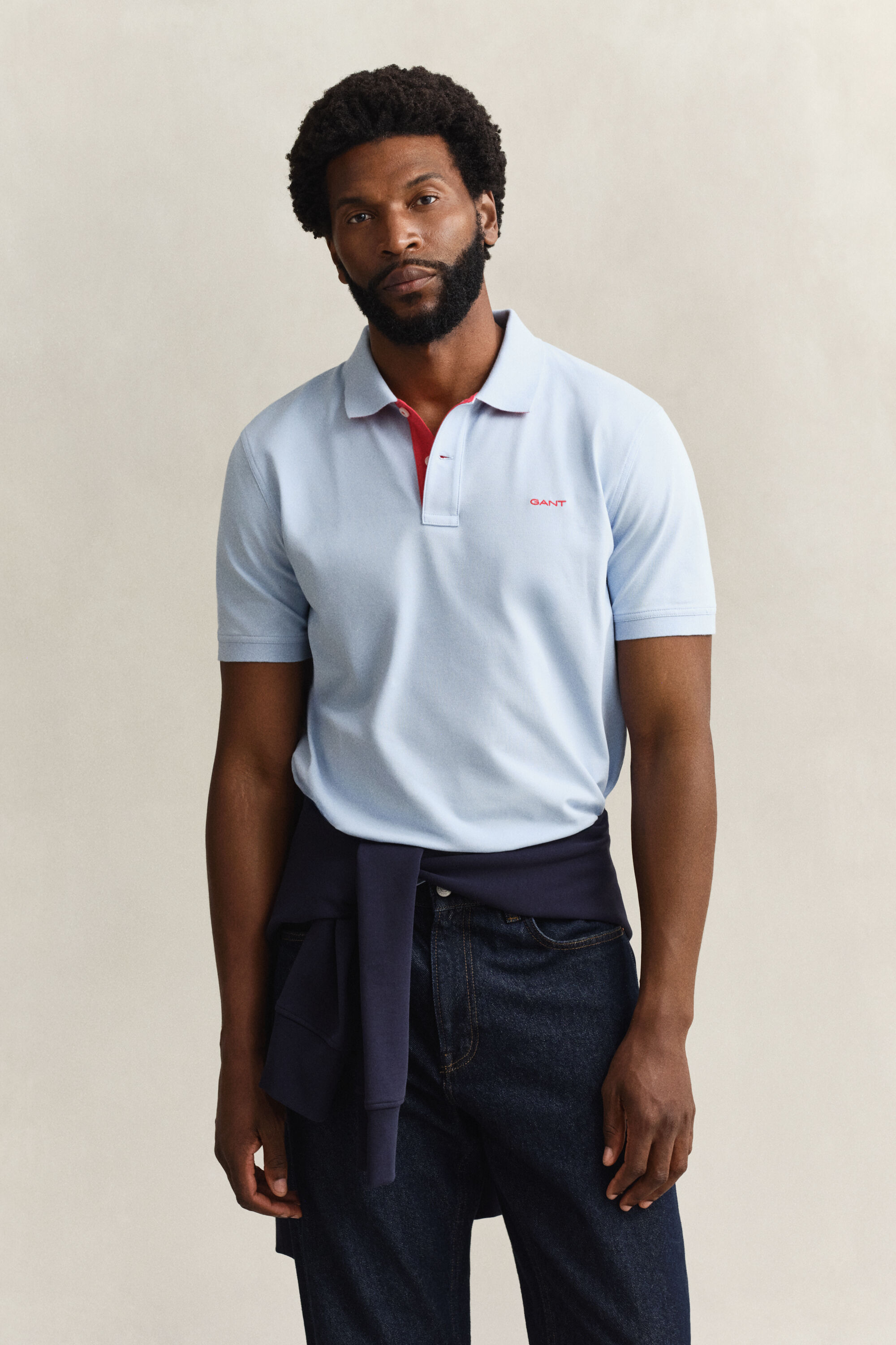 Kontrast Piqué Poloshirt