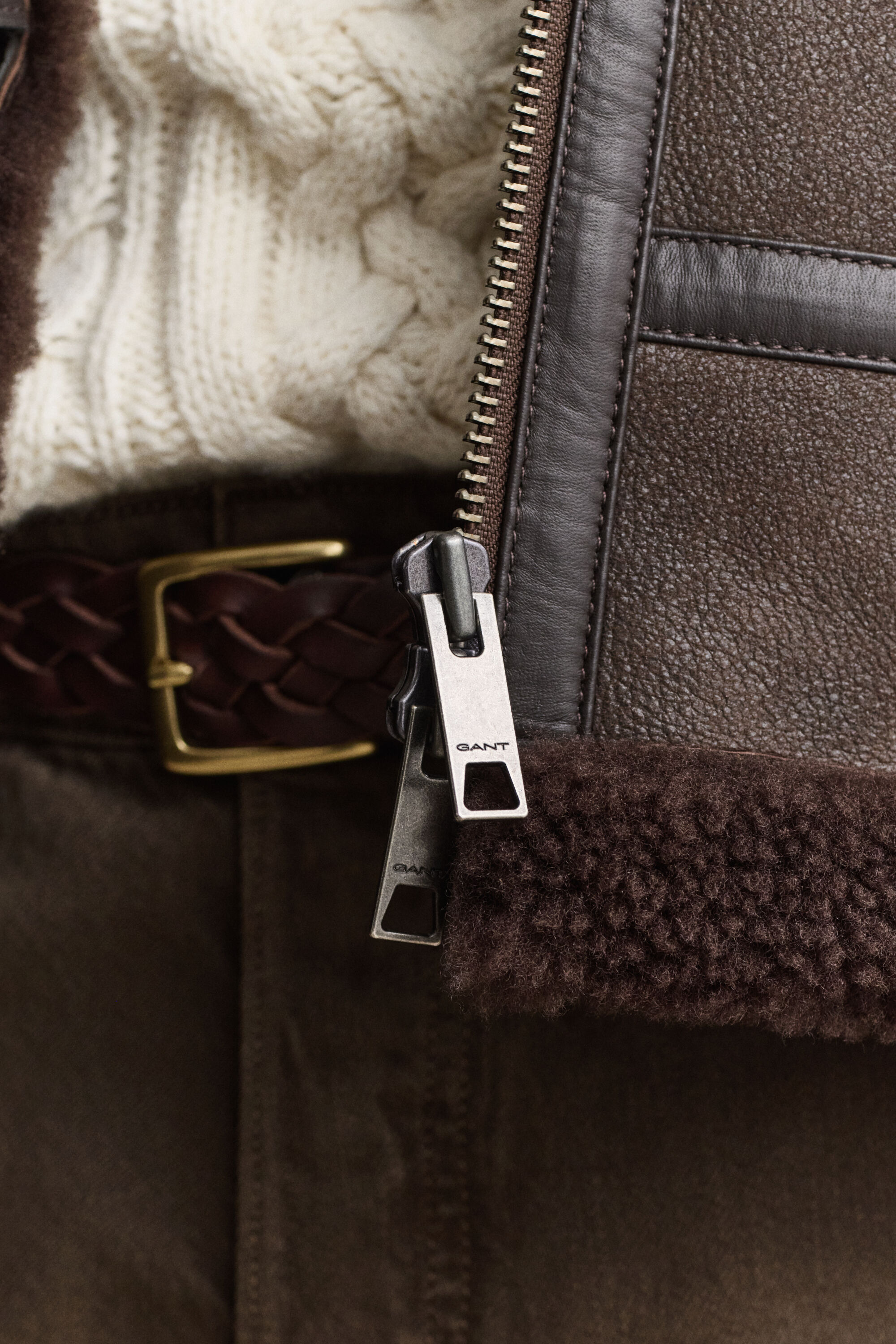 Shearling-Jacke
