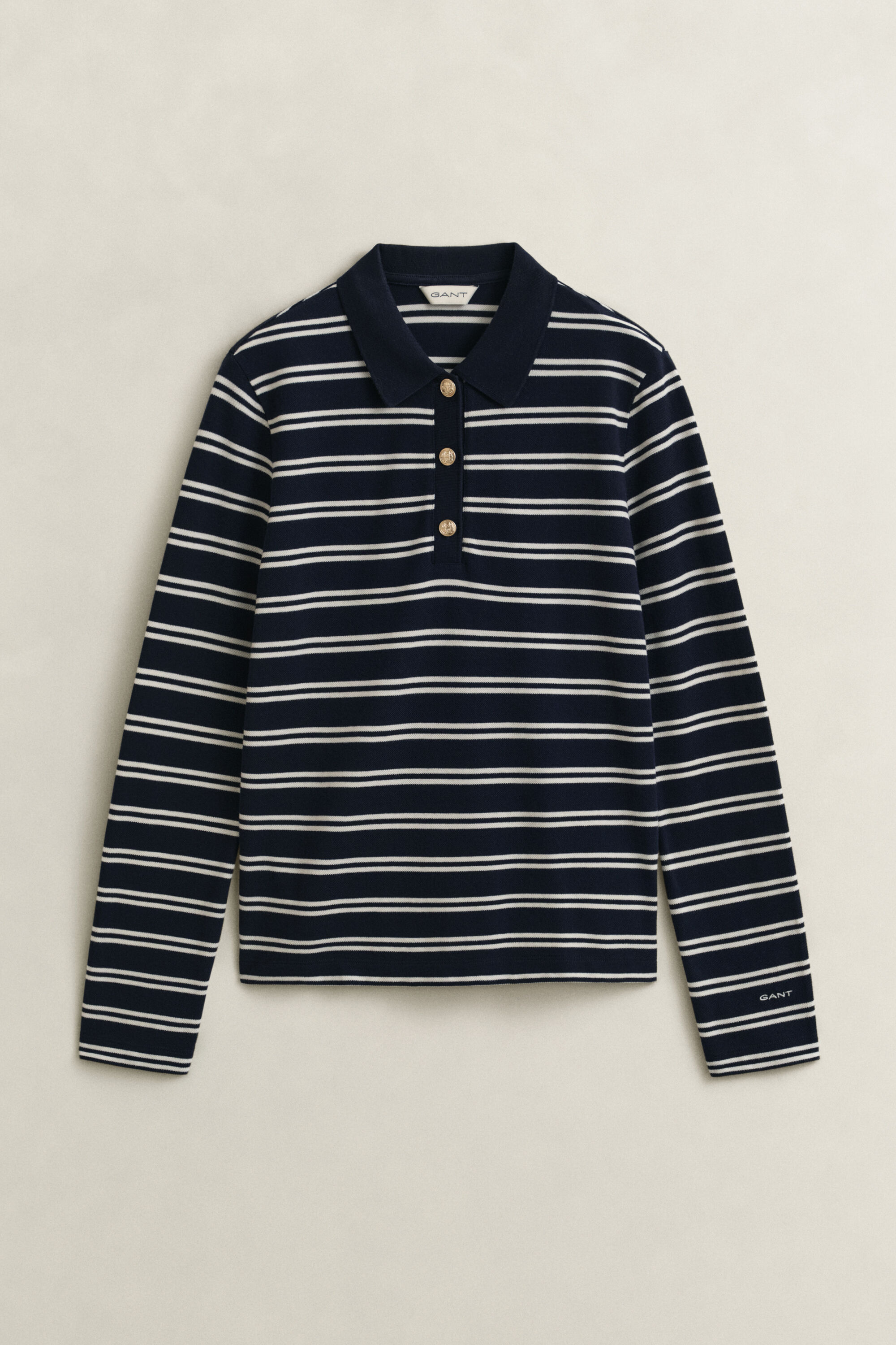 Gestreiftes Piqué-Poloshirt