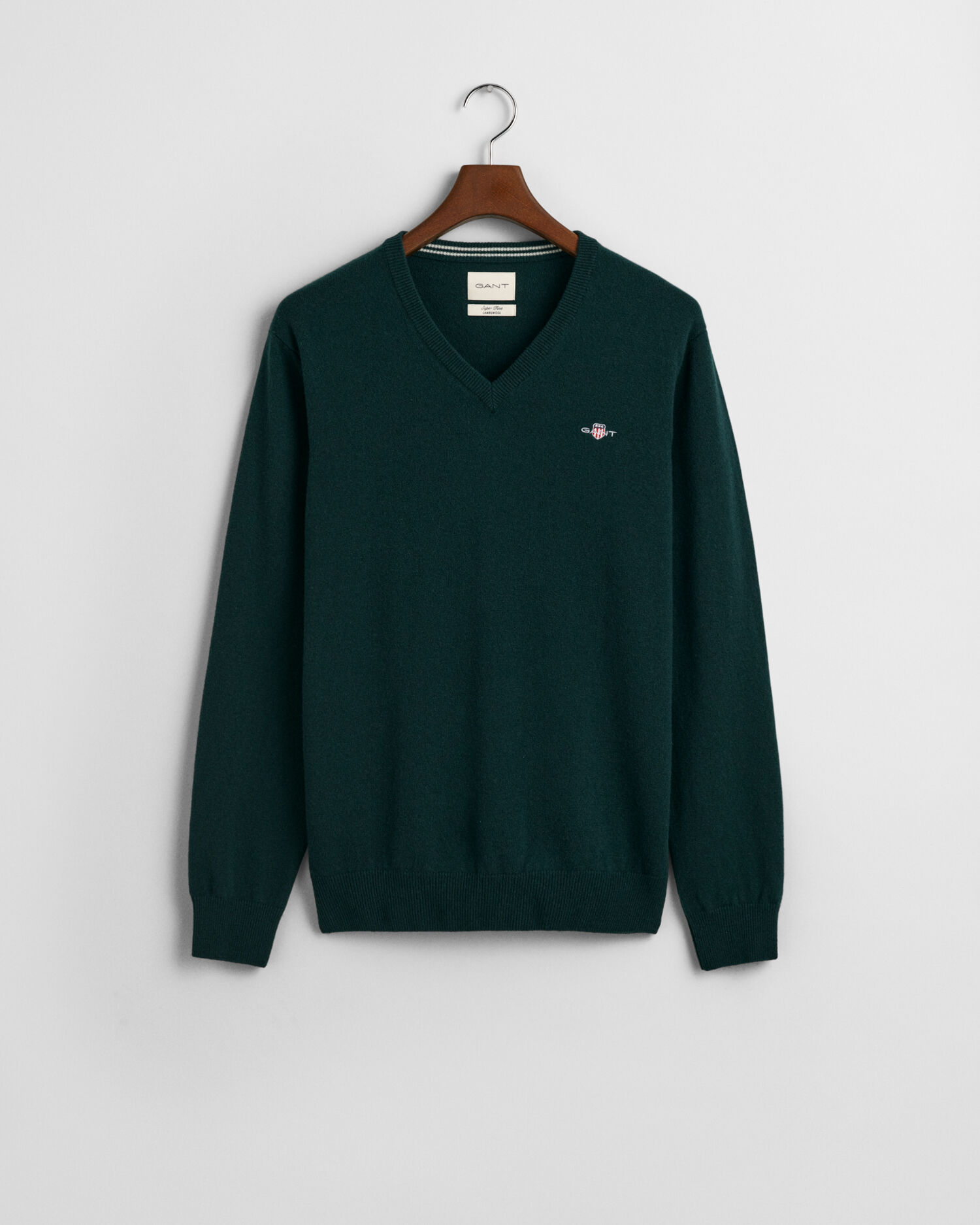 Superfine Lambswool V-Neck Pullover