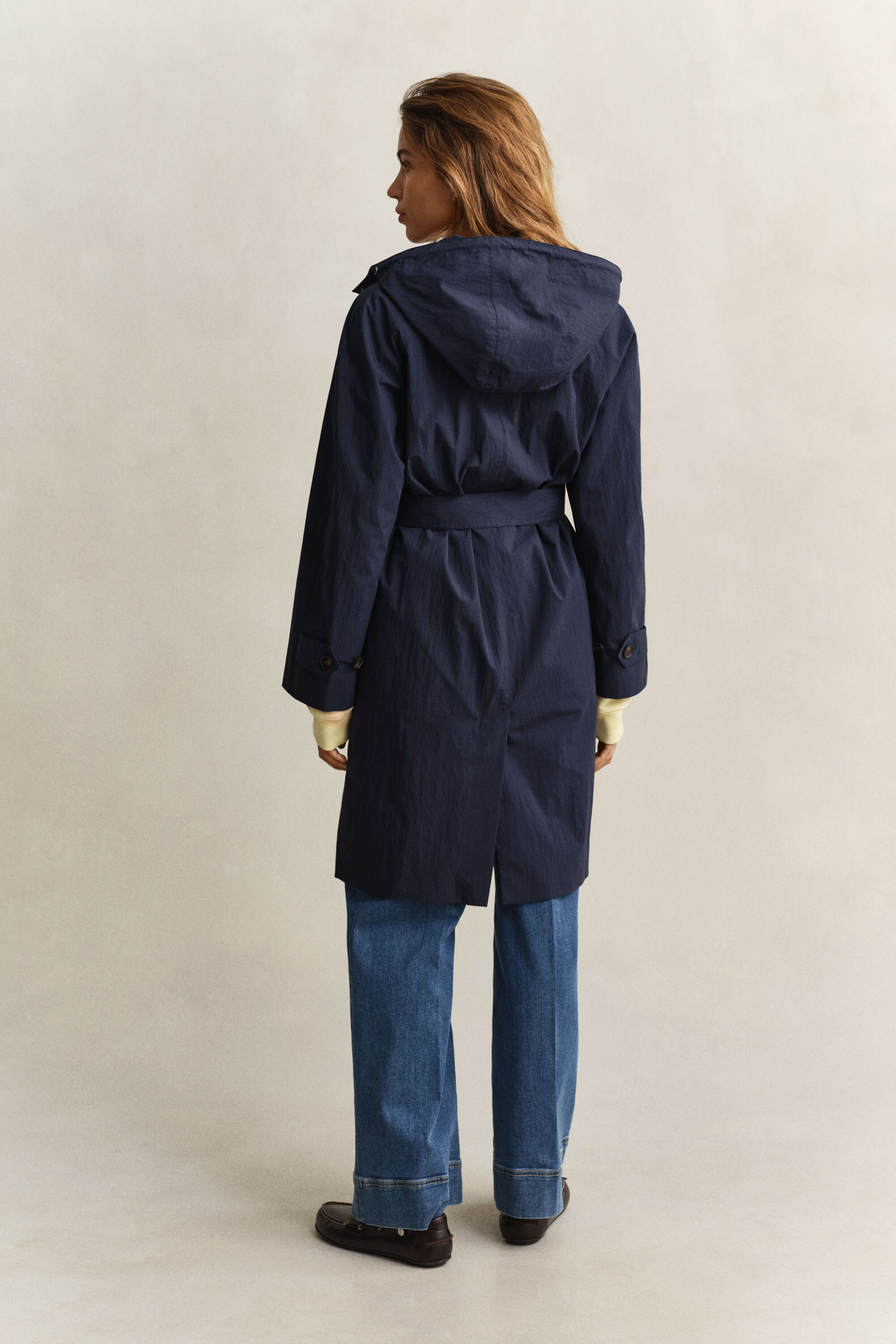Windmantel mit Gürtel