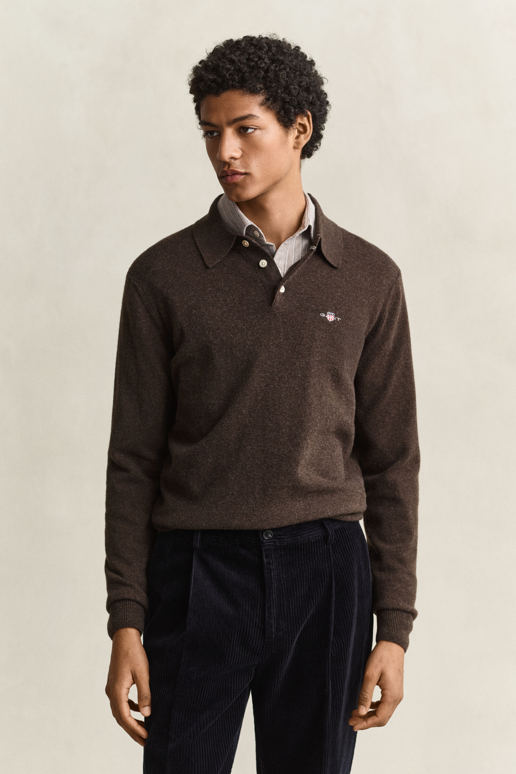 Superfine Lambswool Polopullover