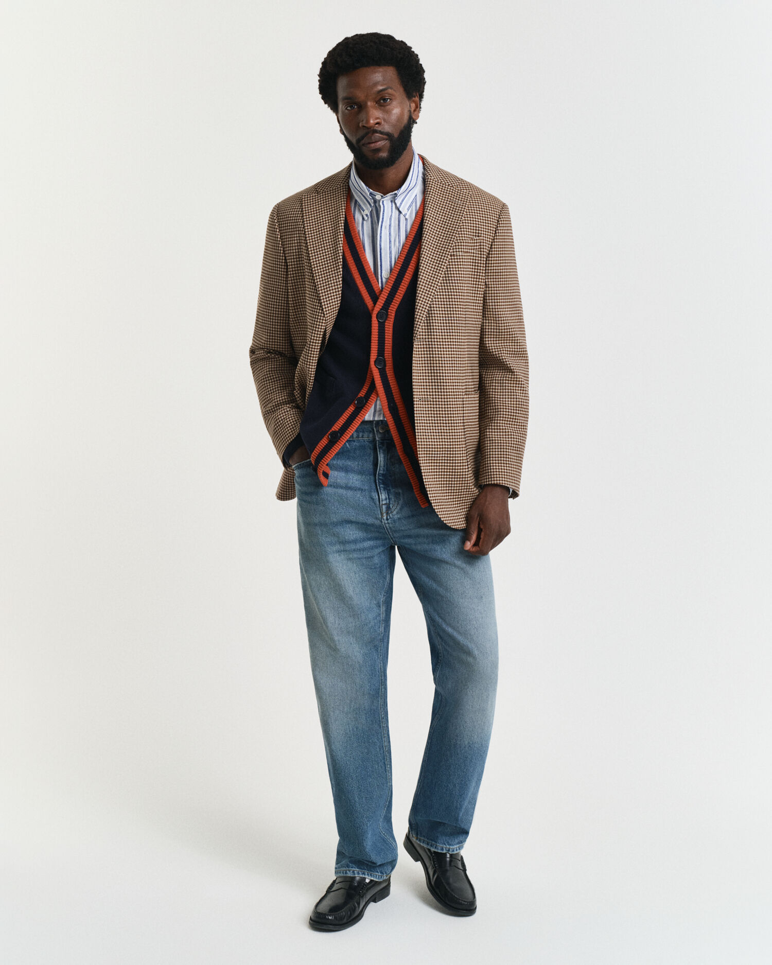 Strickjacke mit G-Badge