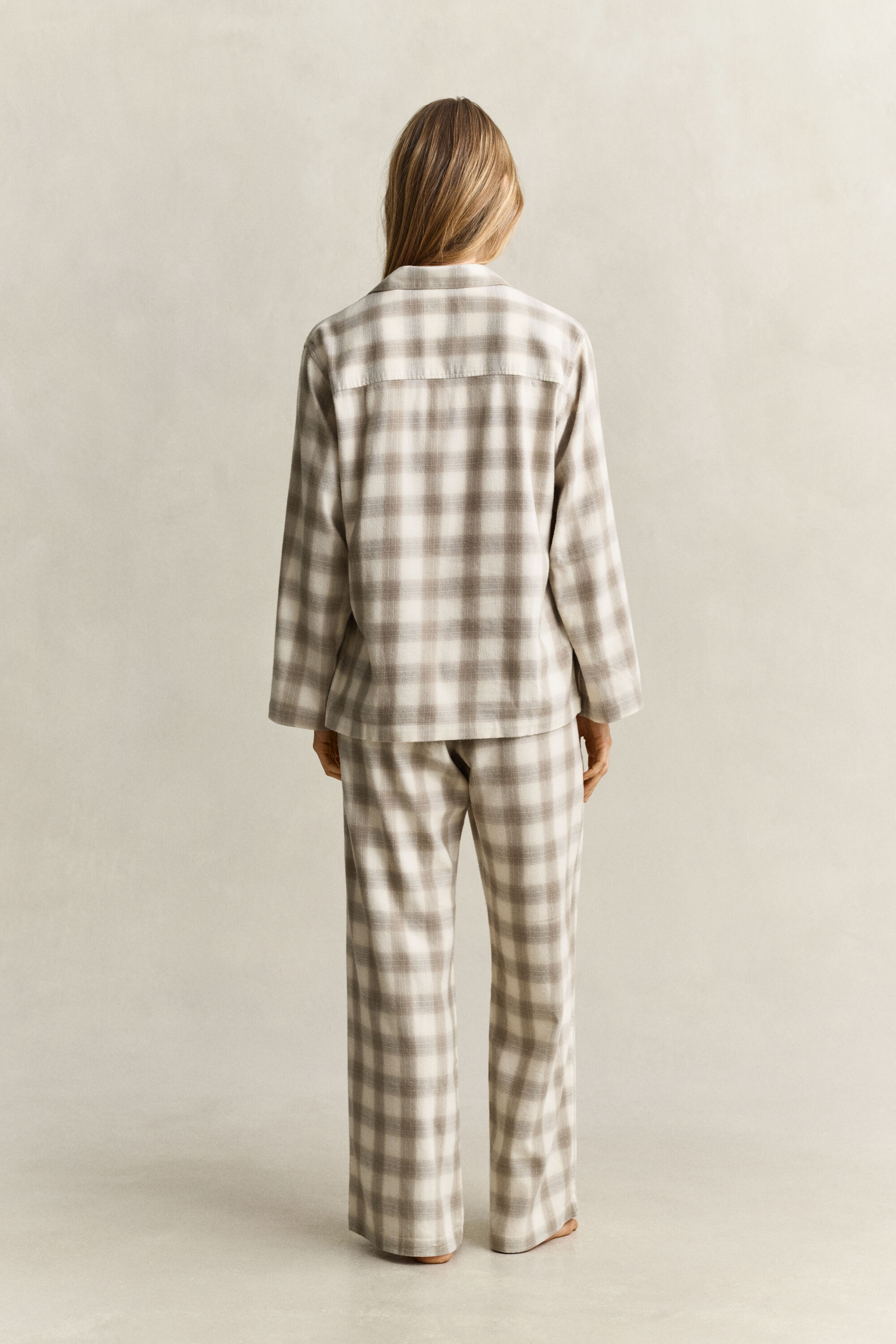 Karierte Pyjamahose aus Flanell