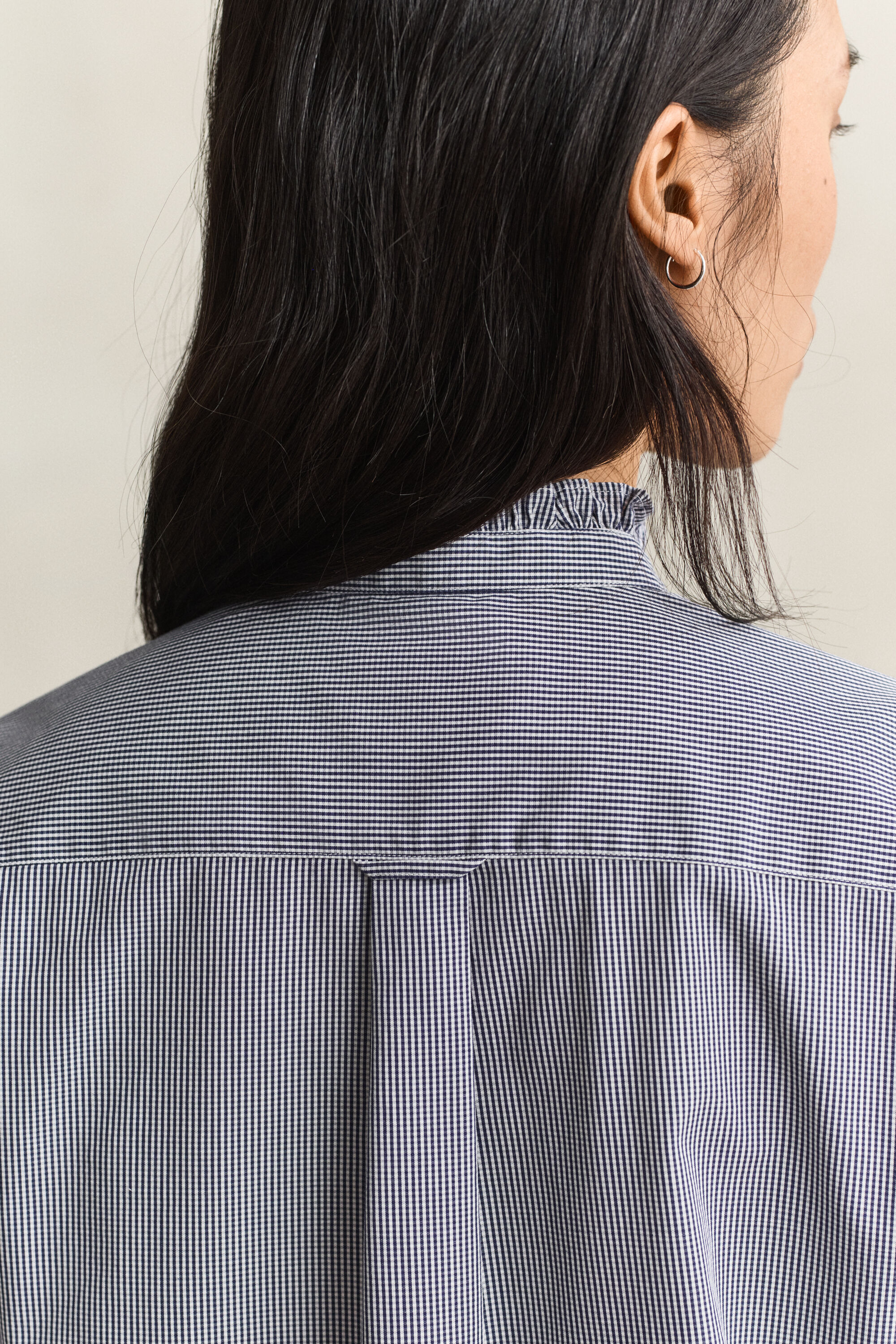 Bluse mit Rüschenkragen