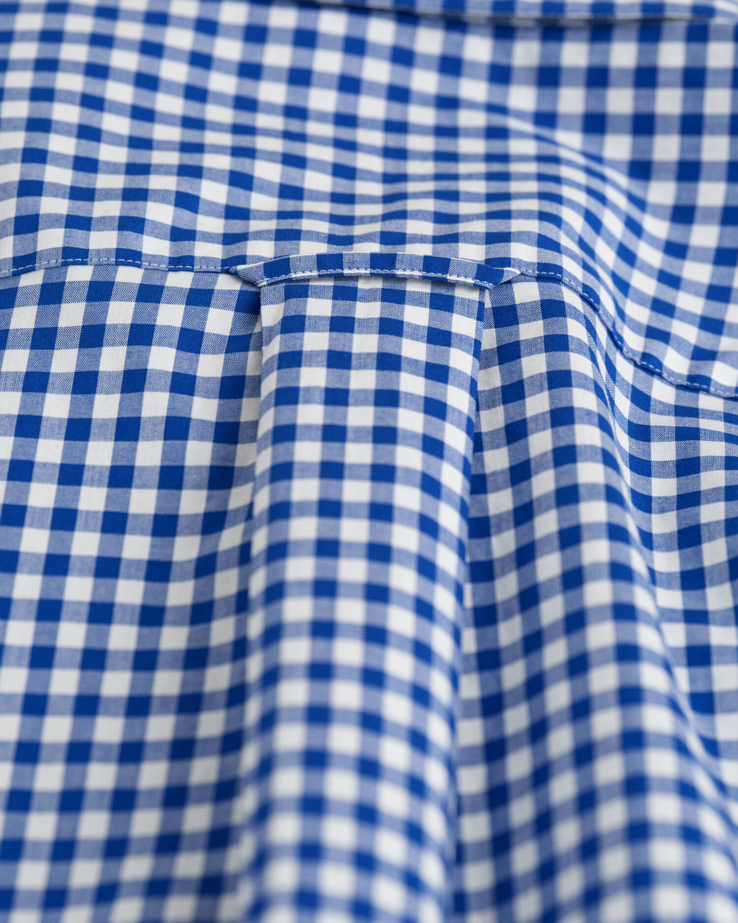 Regular Fit Classic Gingham Popeline Hemd