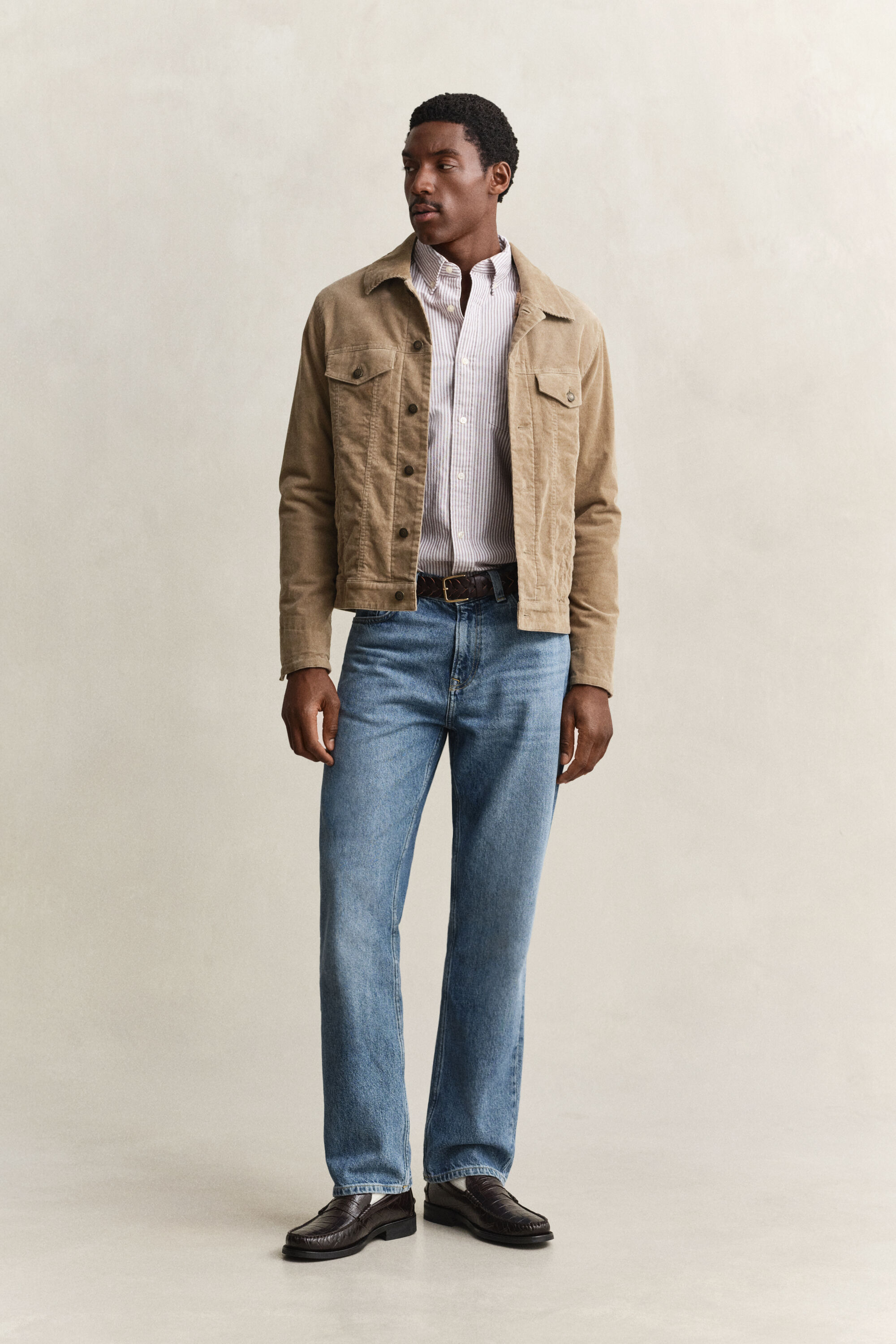 Classic Regular Fit Oxford-Hemd mit Streifen