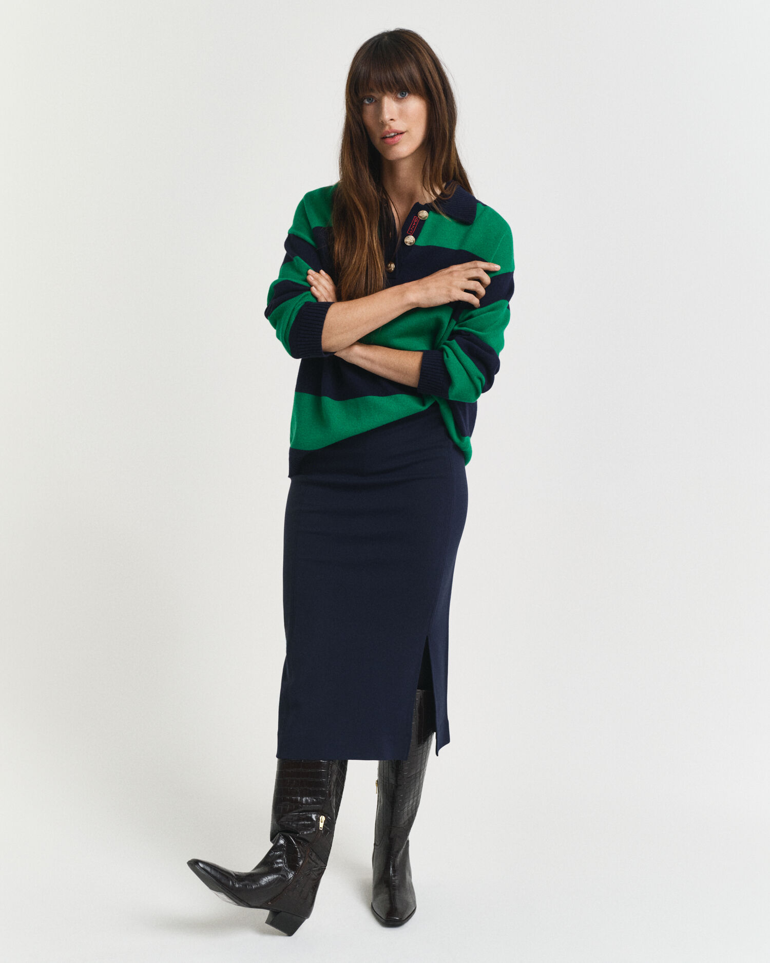 Bleistiftrock aus Jersey