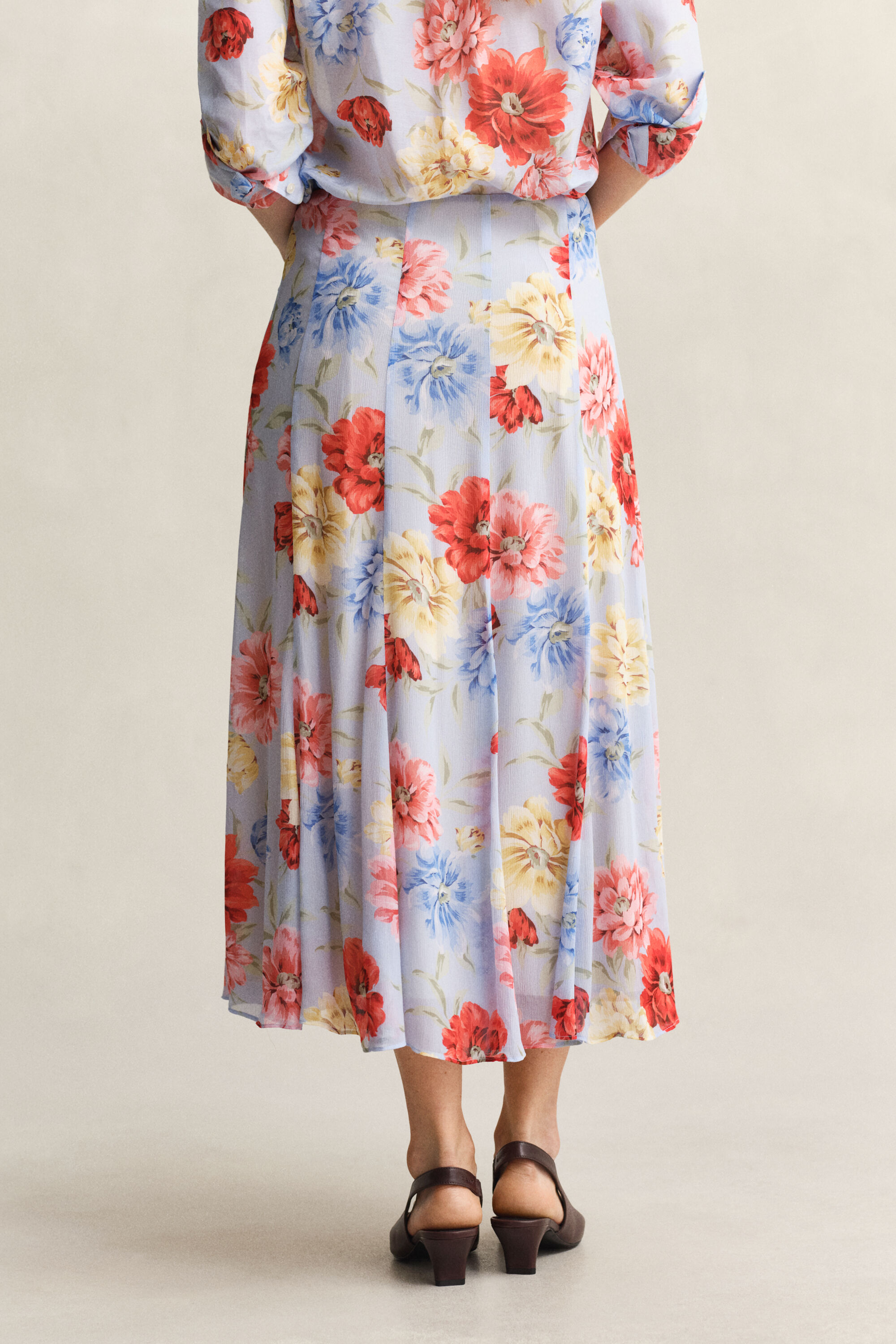 Rock mit Blumenprint