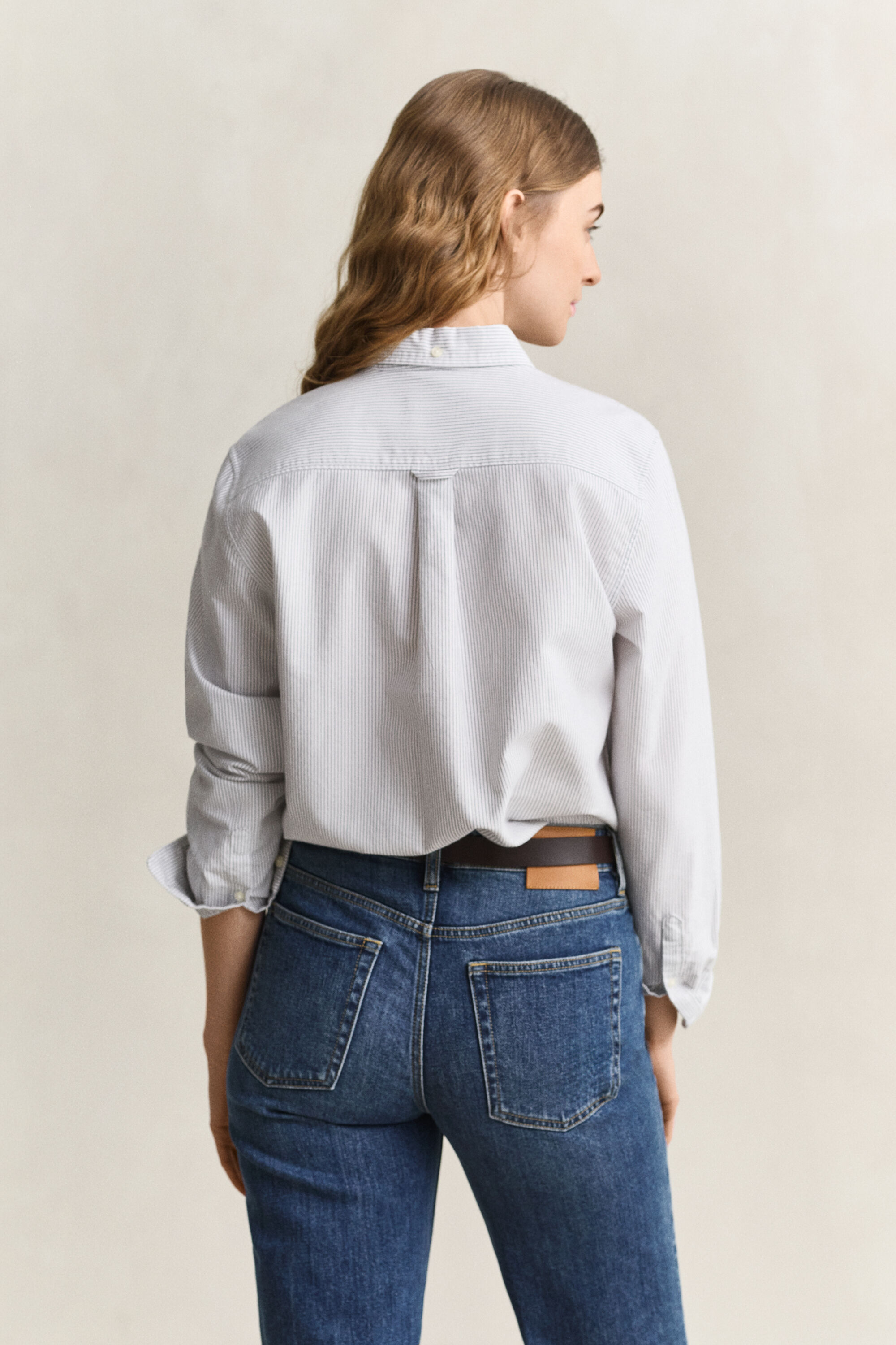 Classic Oxford-Bluse mit Streifen
