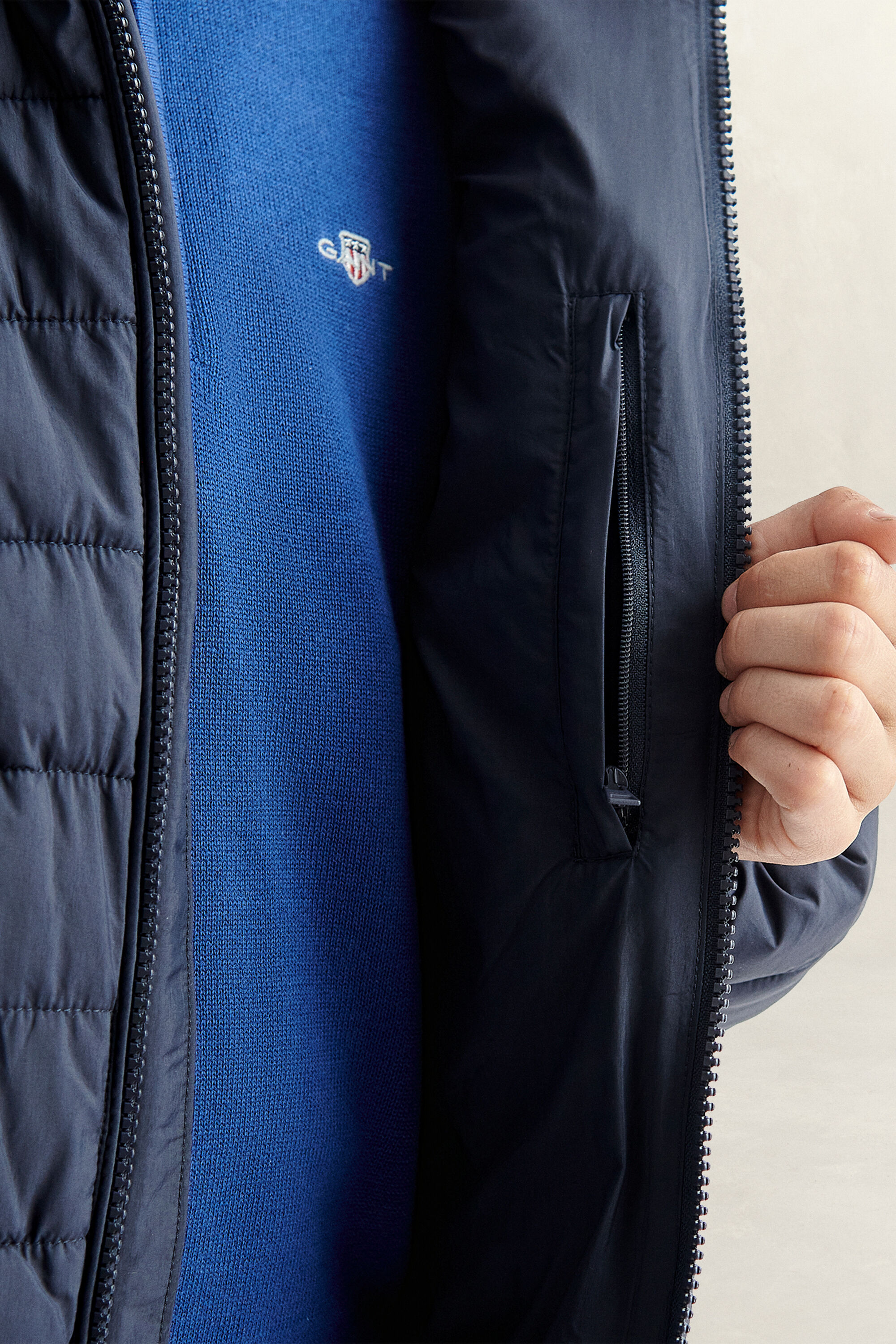 Teen Boys Pufferjacke mit Kapuze