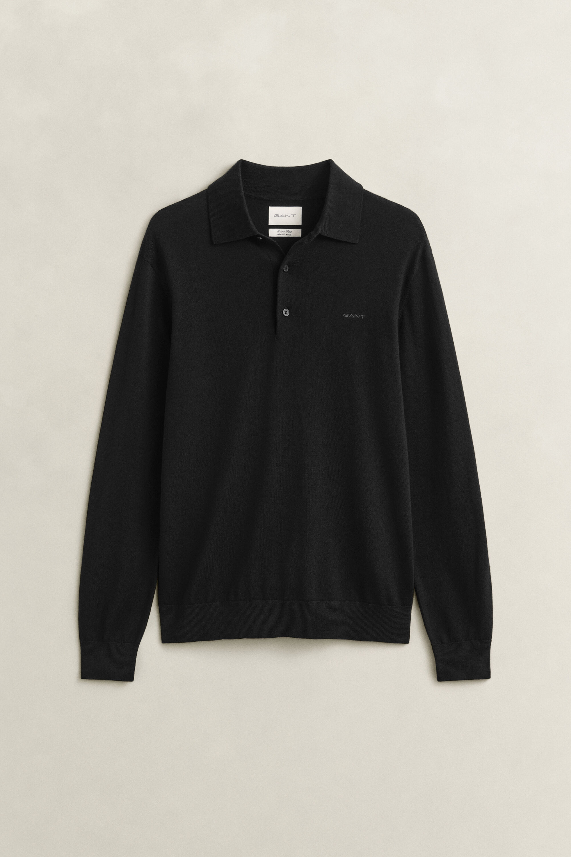 Polopullover aus extrafeiner Merinowolle