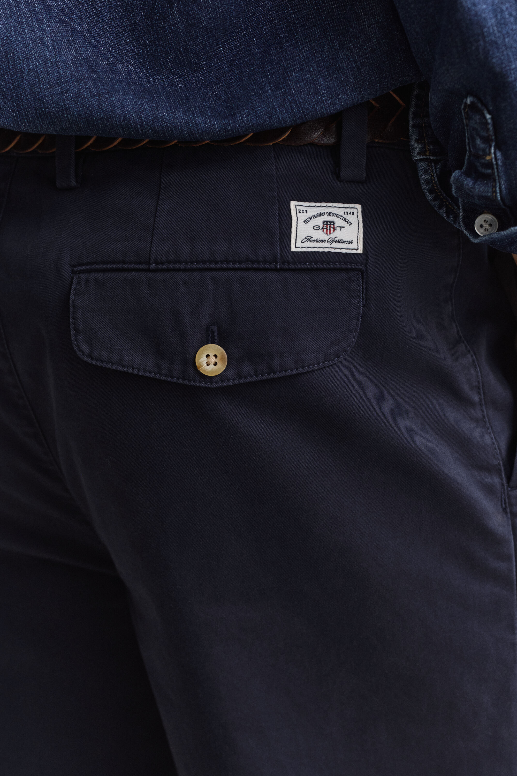 Chinohose aus Baumwolltwill