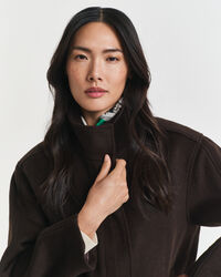 Kurze Rei&szlig;verschlussjacke aus Wolle