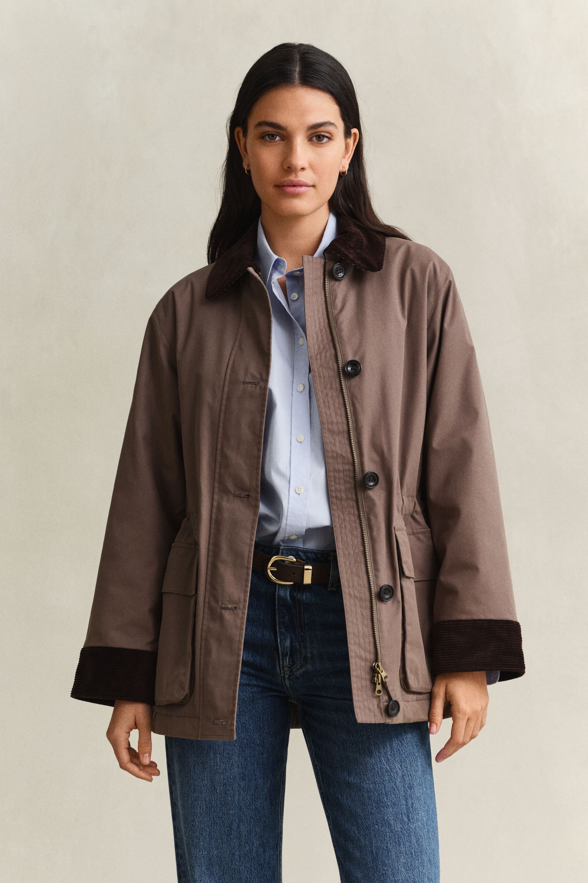 Gewachste Barn Jacke
