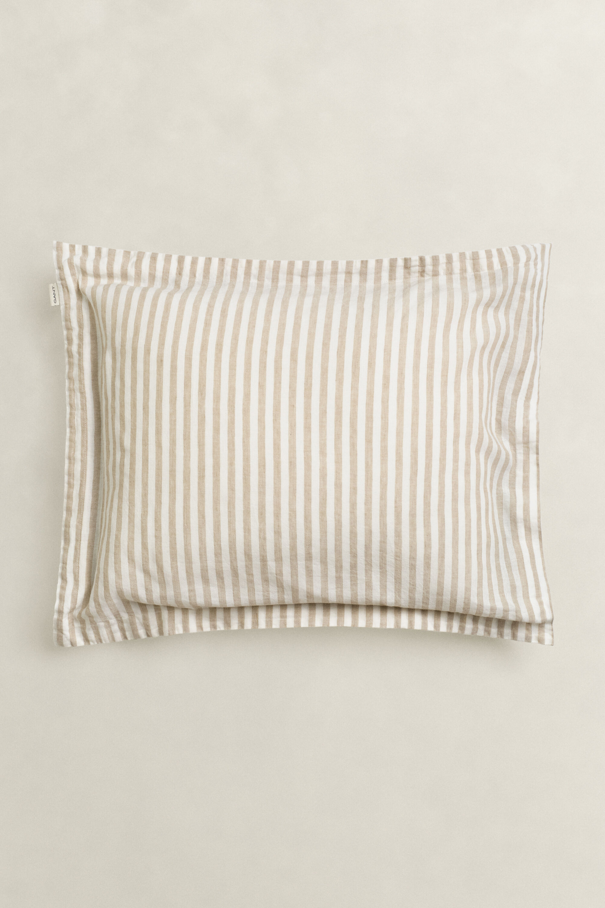 Cotton Linen Striped Kopfkissenbezug